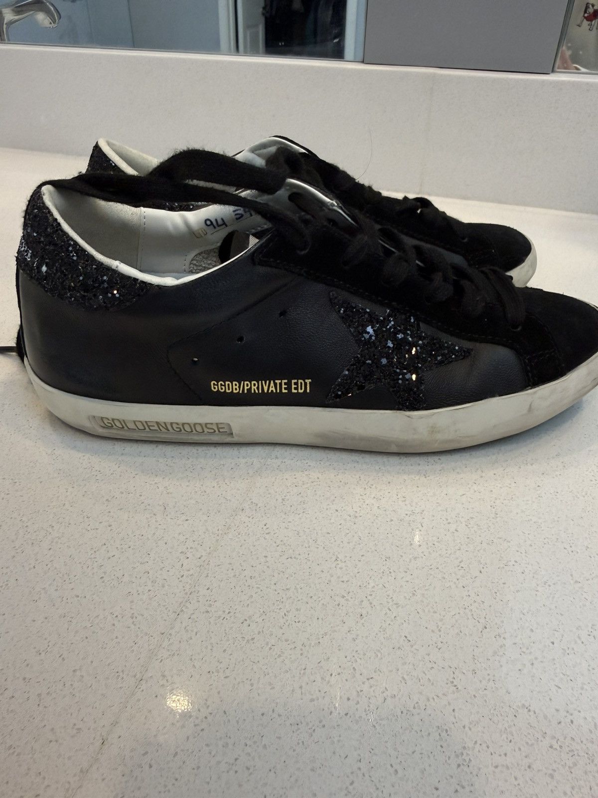 Golden Goose Limited Edition Black Superstar Size US 6 / IT 36 - 1 Thumbnail