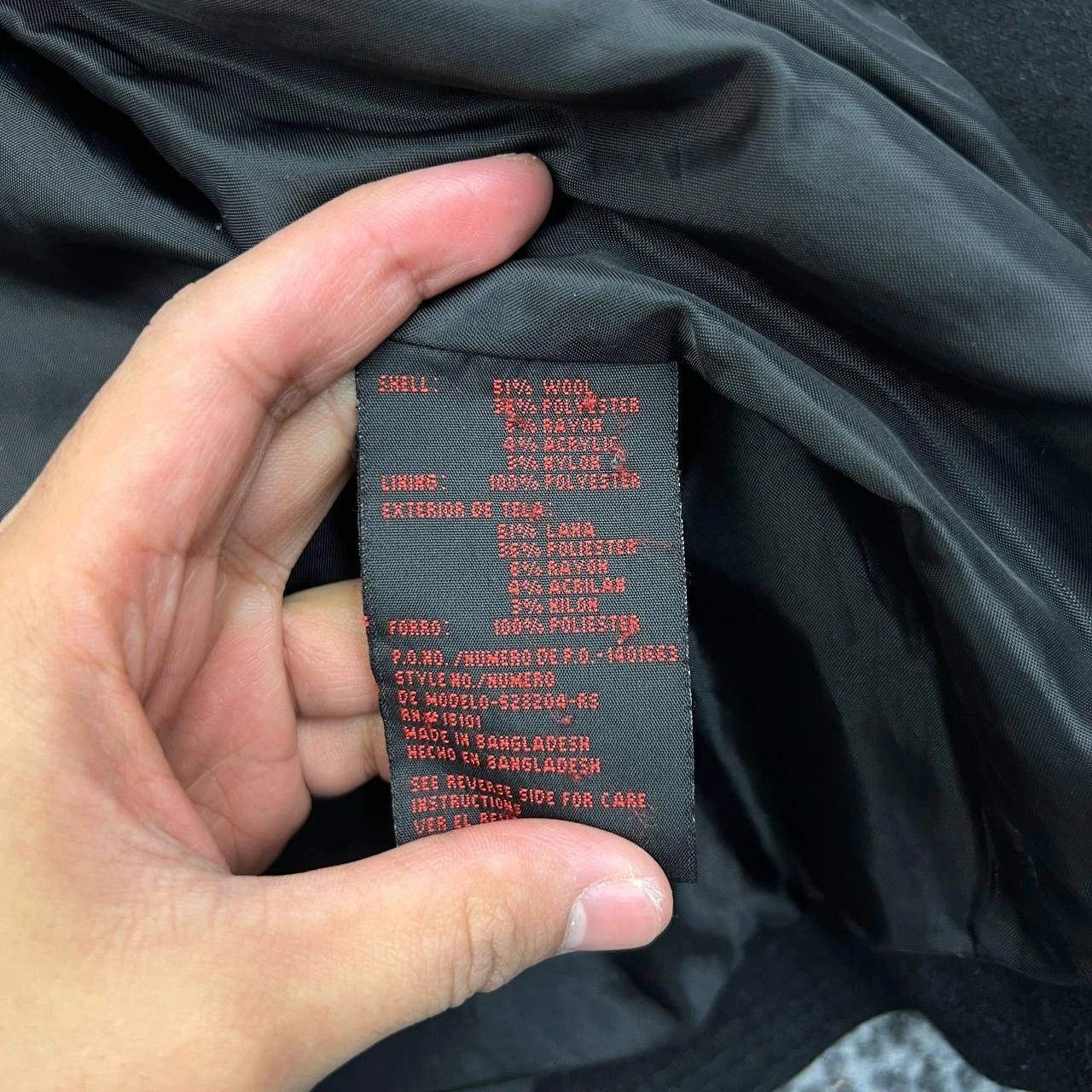 Other Weather Tamer Pea Coat Women Black Pocket Outdoor Wool M Size M / US 6-8 / IT 42-44 - 6 Thumbnail