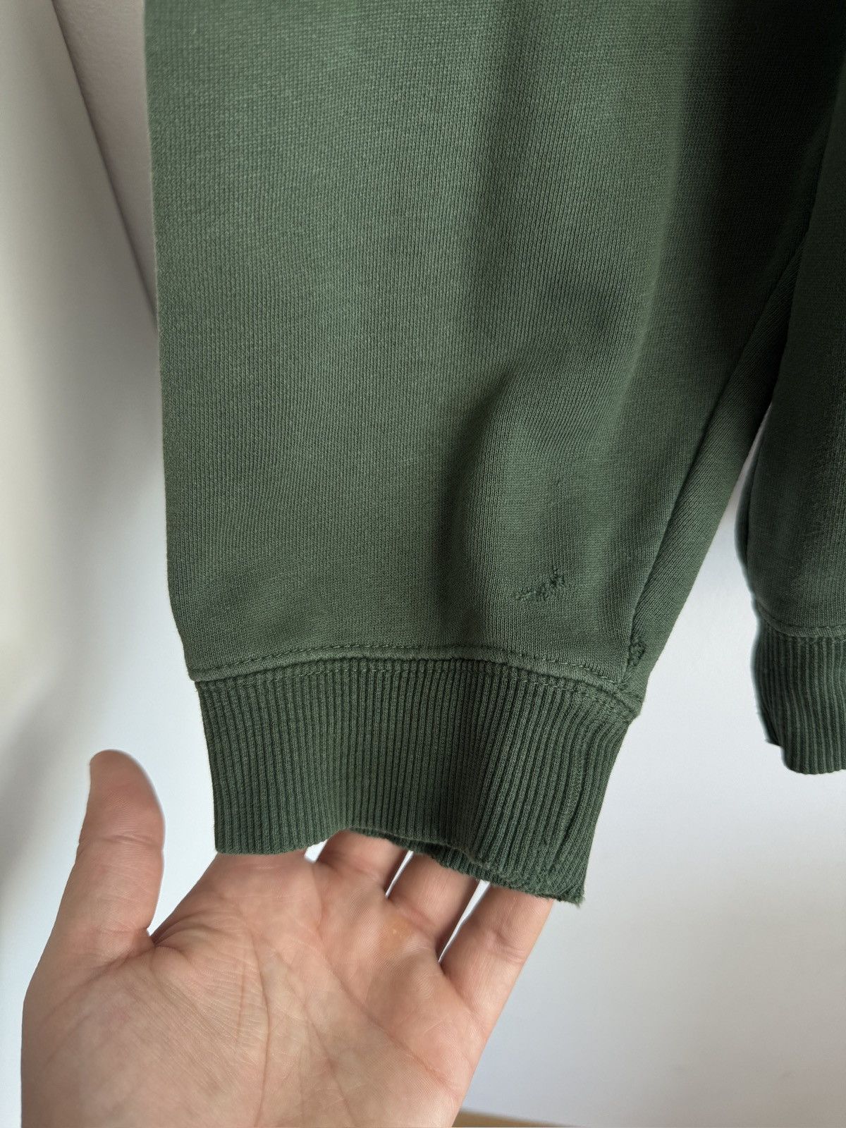 Stussy × Vintage Stussy dark green center logo hoodie XL skate gorpcore y2k Size US XL / EU 56 / 4 - 4 Thumbnail