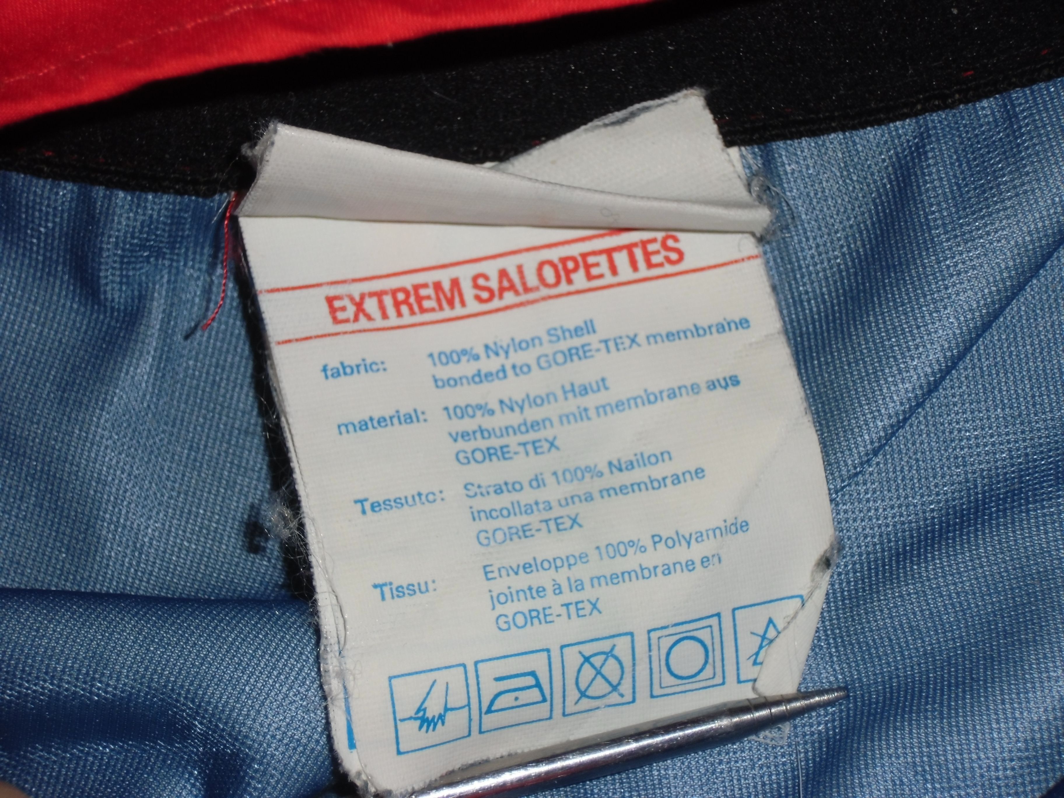 Berghaus VTG Berghaus Extrem Gore-Tex Salopettes. DEFECT! Made: UK. L Size US 36 / EU 52 - 6 Thumbnail