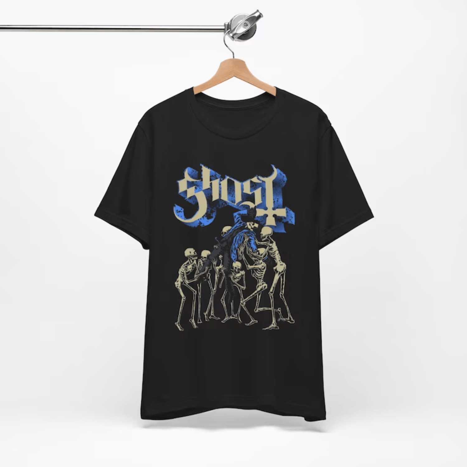 Band Tees × Vintage Gh.o.s.t Band Skeleton Heavy Metal Band Shirt, Vintage Shirt Size US L / EU 52-54 / 3 - 2 Thumbnail