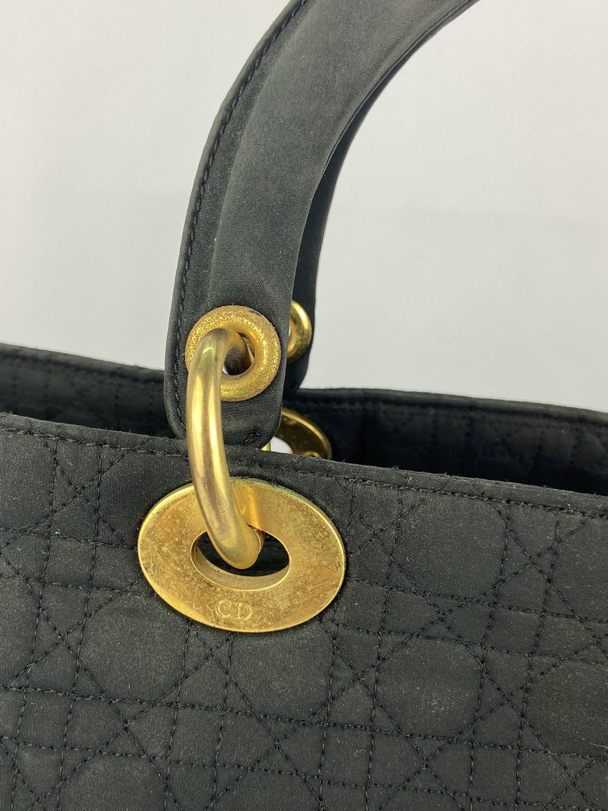 Dior Authentic Vintage Chrostian Lady Dior cannage Nylon Size ONE SIZE - 4 Thumbnail