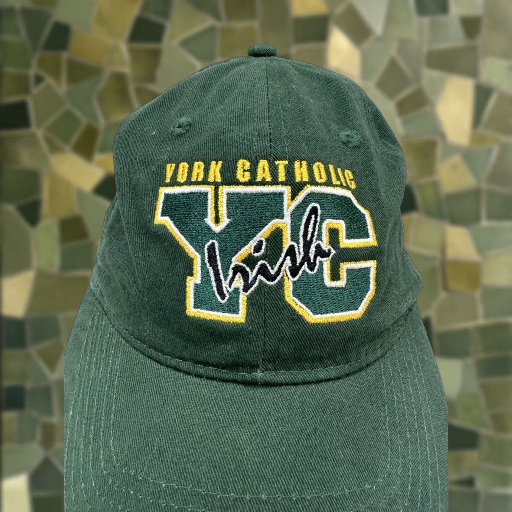Vintage Pacific Headwear Hat One Size Green York Catholic YC Irish High School Style201C Size ONE SIZE - 1 Thumbnail