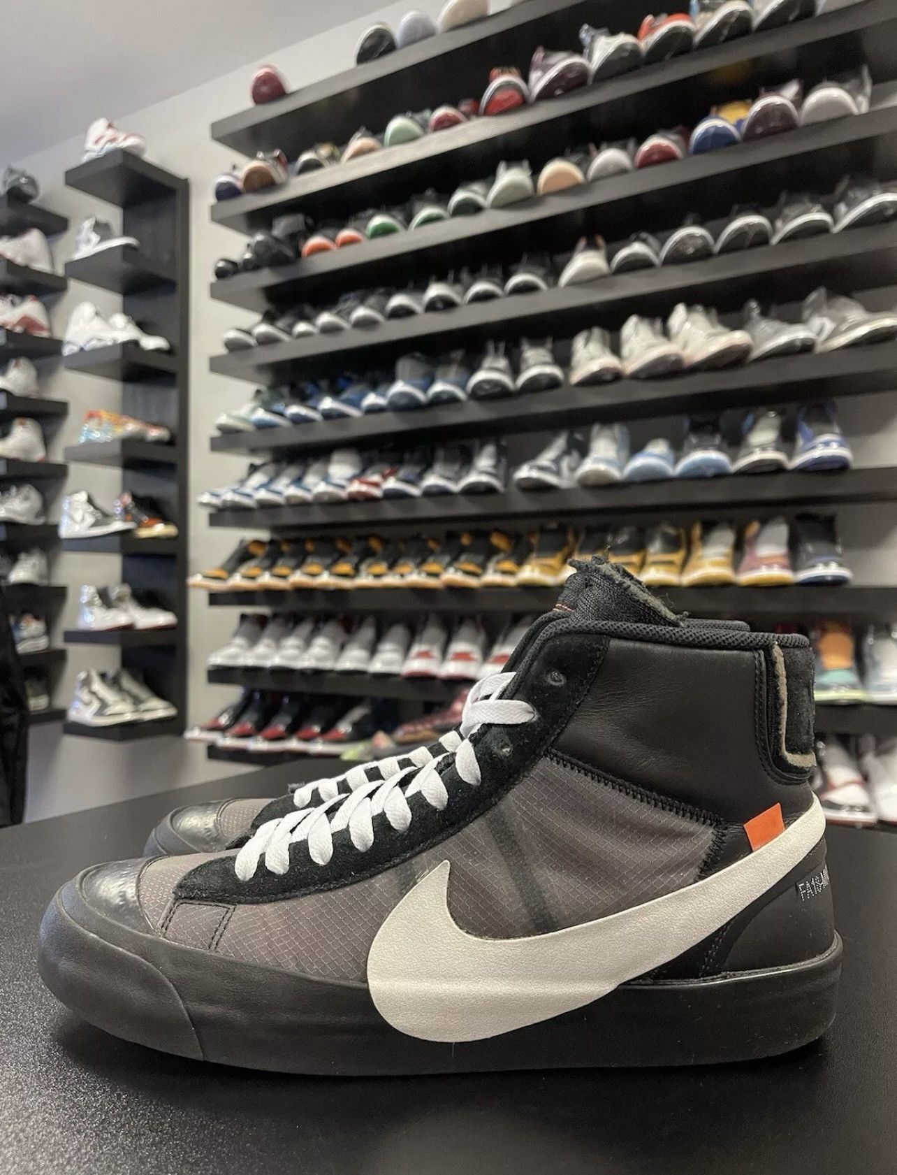Off-White Size 10 - Nike Off-White x Blazer Mid Grim Reapers Size US 10 / EU 43 - 1 Thumbnail