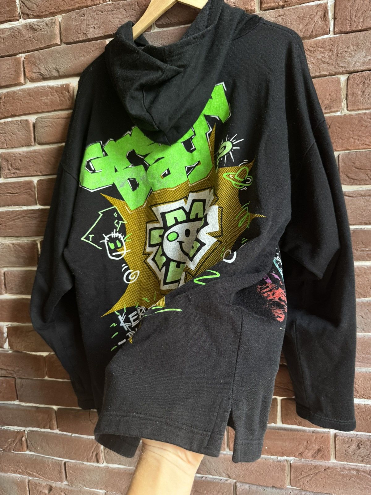 Vintage Very Rare Vintage 90s Green Day Insomniac Punk Band hoodie Size US XL / EU 56 / 4 - 8 Thumbnail