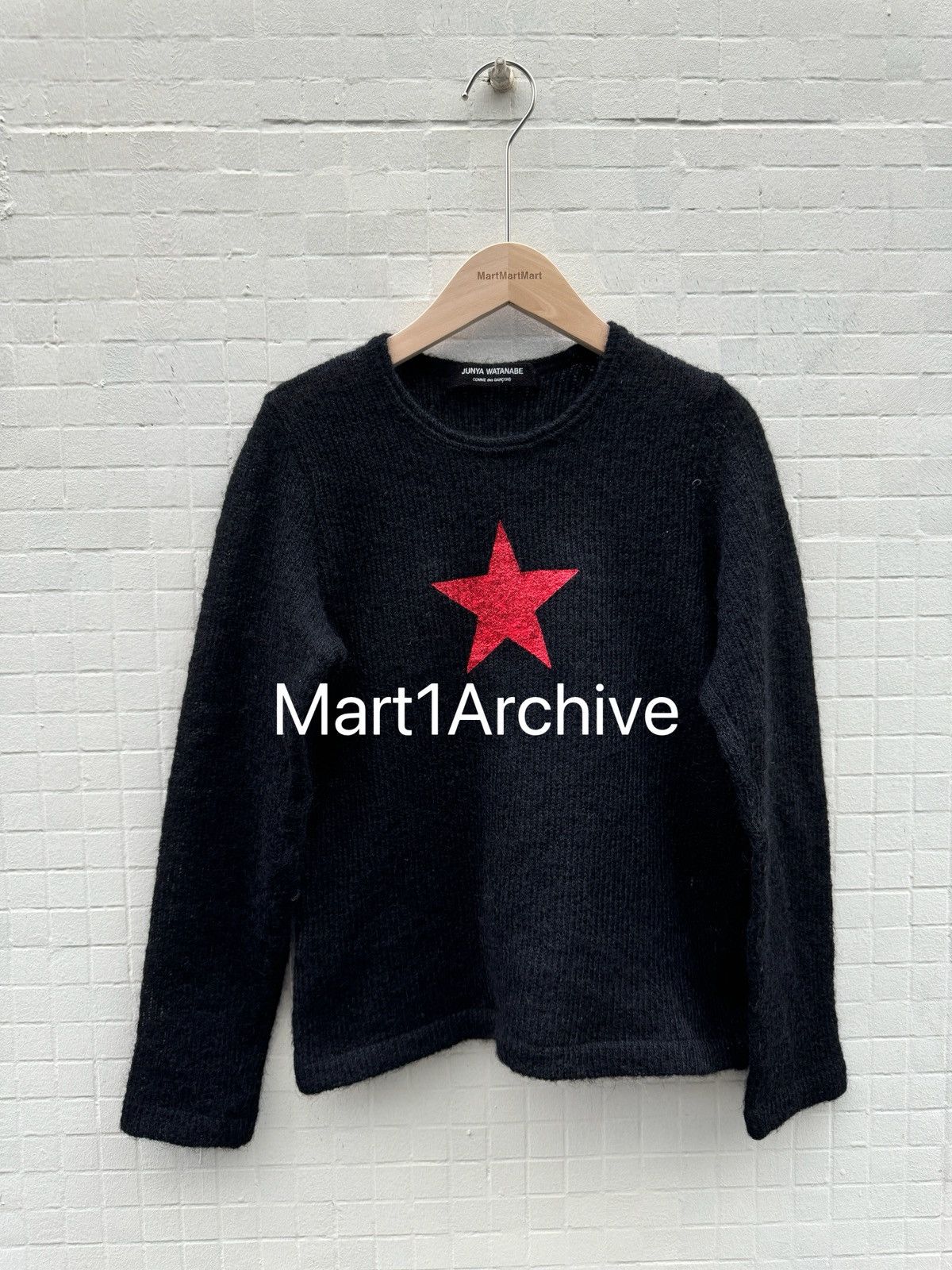 Junya Watanabe Junya Watanabe × Comme des Garçons 98AW red star knit Size US S / EU 44-46 / 1 - 1 Thumbnail
