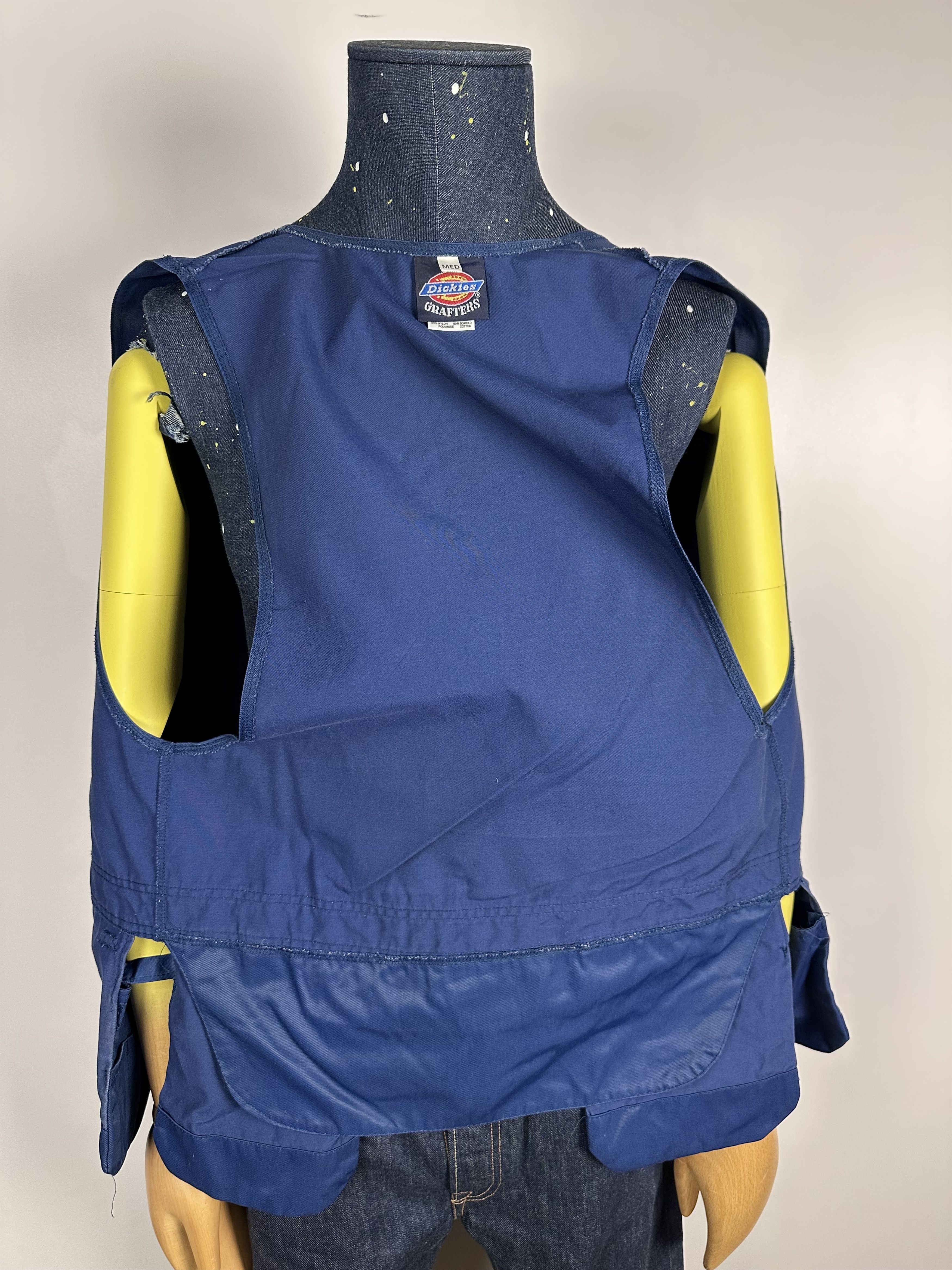 Dickies × Vintage Dickies Grafters Work Cargo Vest Vintage Blue Mens Size M Size US M / EU 48-50 / 2 - 8 Thumbnail