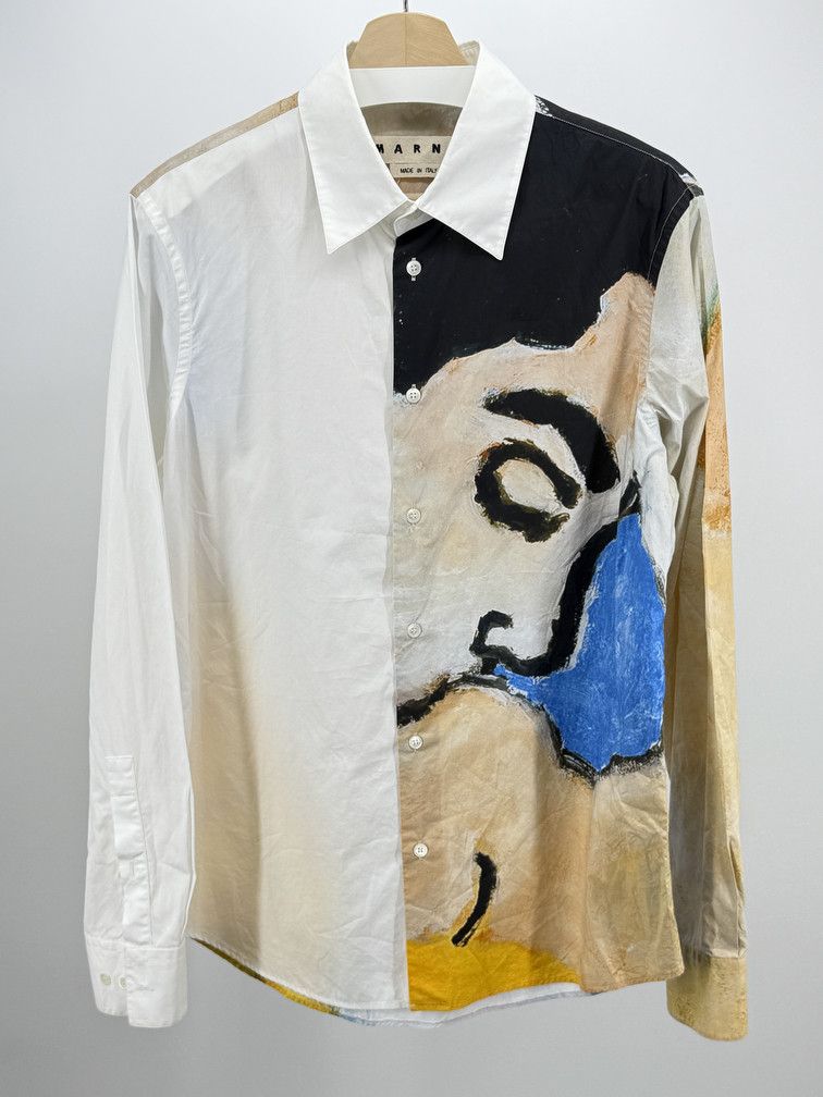 Marni SS19 Kiss Shirt Size US M / EU 48-50 / 2 - 1 Thumbnail