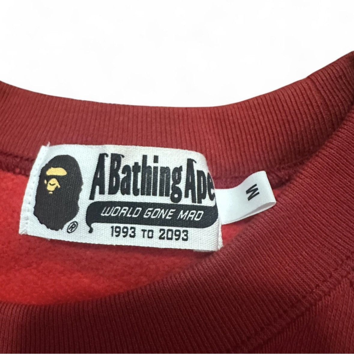 Bape BAPE Red Camo Shark Crewneck Sweatshirt | A Bathing Ape Size US M / EU 48-50 / 2 - 2 Thumbnail