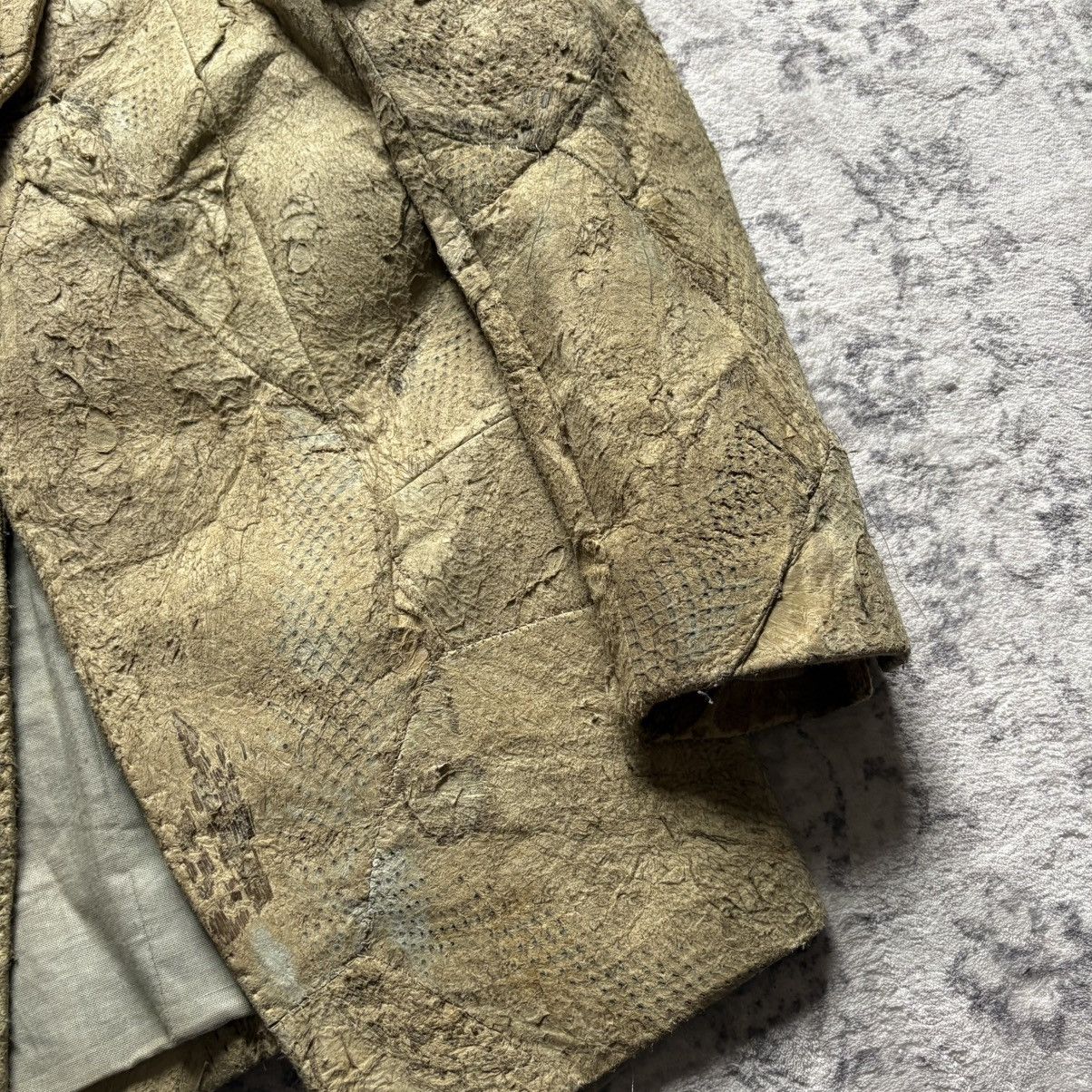 Carol Christian Poell Carol Christian Poell SS00 Exotic Leather Blazer Jacket | 50 Size 50L - 2 Thumbnail