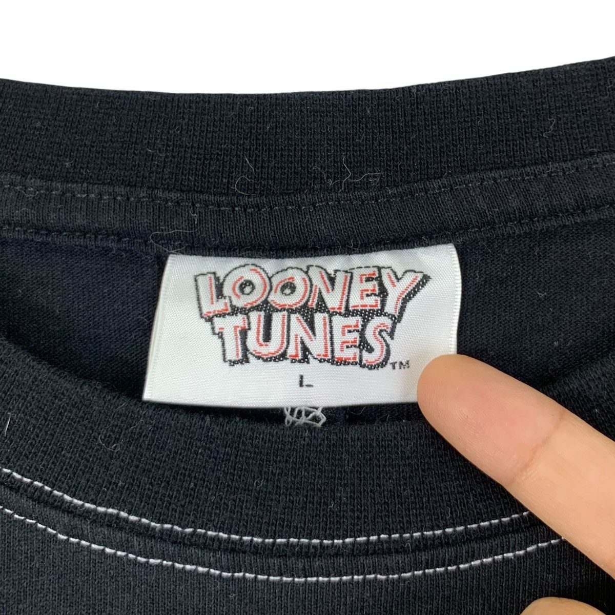 Vintage LOONEY TUNES HIP HOP RASTA RAP Cartoon Tee Shirt Size L / US 10 / IT 46 - 5 Thumbnail