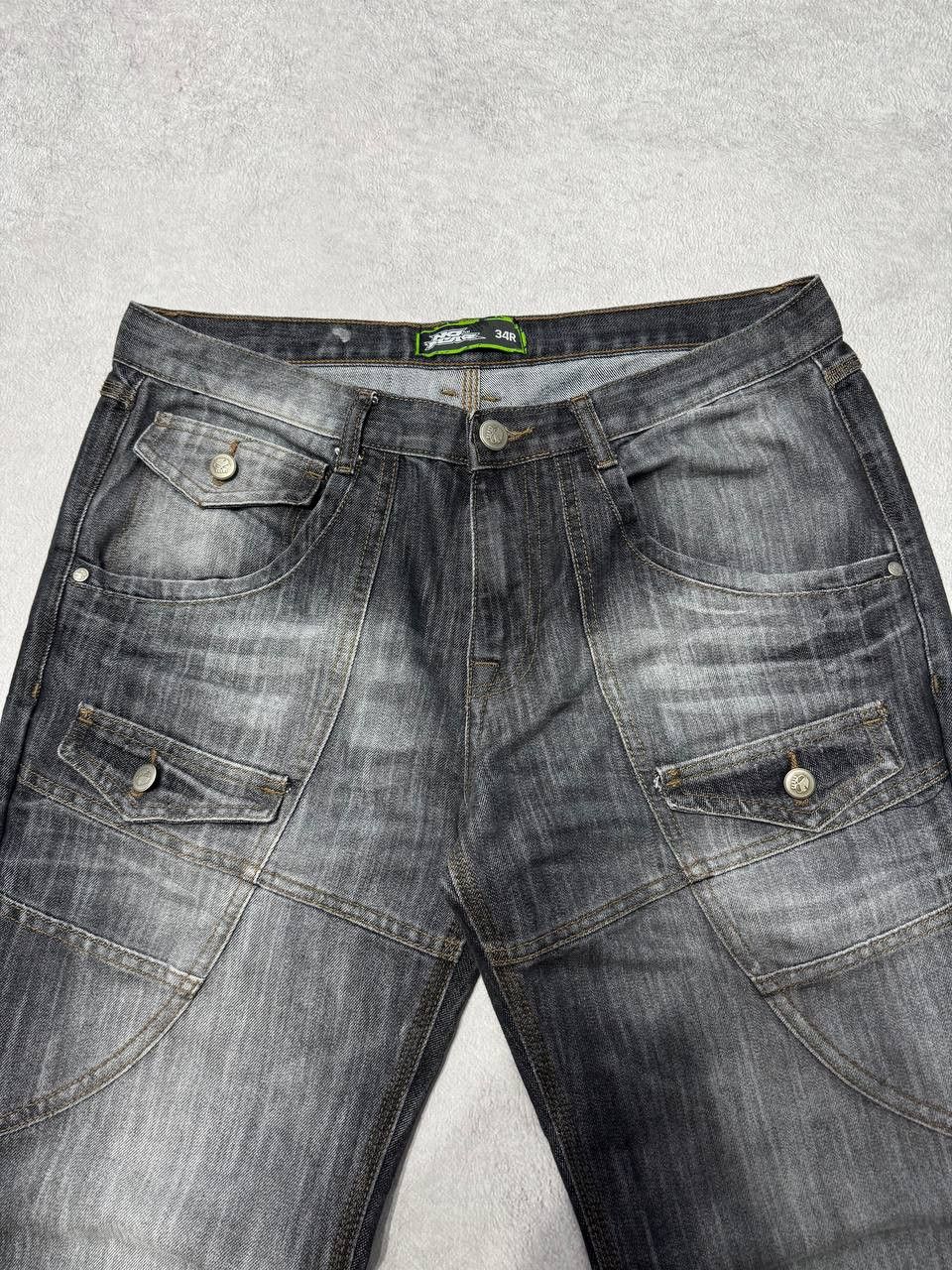 No Fear crazy y2k faded no fear japan style jeans if six was nine Size US 34 / EU 50 - 3 Thumbnail