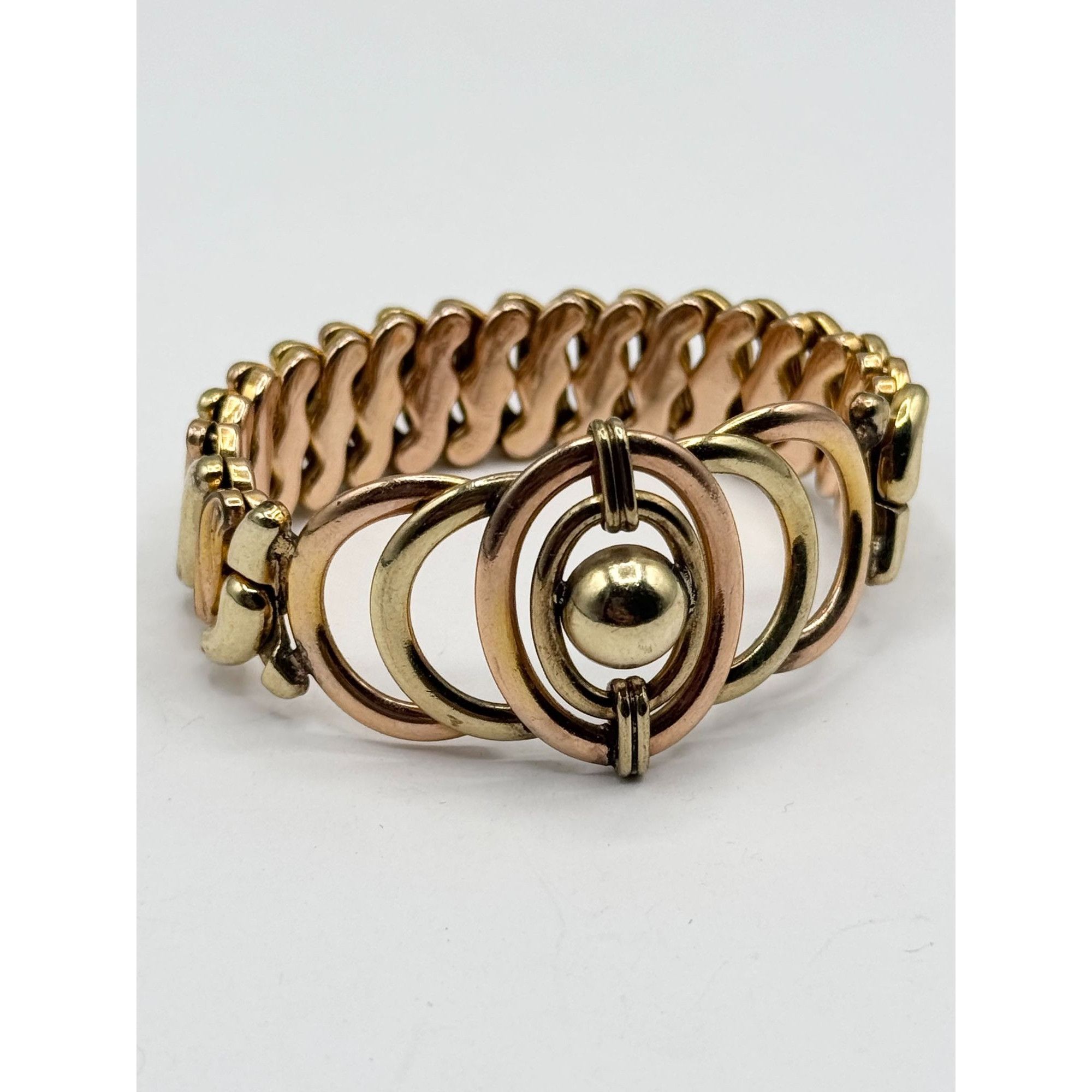Vintage Estate Phoenix Speidel Made Gold Filled Two Tone Sweetheart Size ONE SIZE - 3 Thumbnail