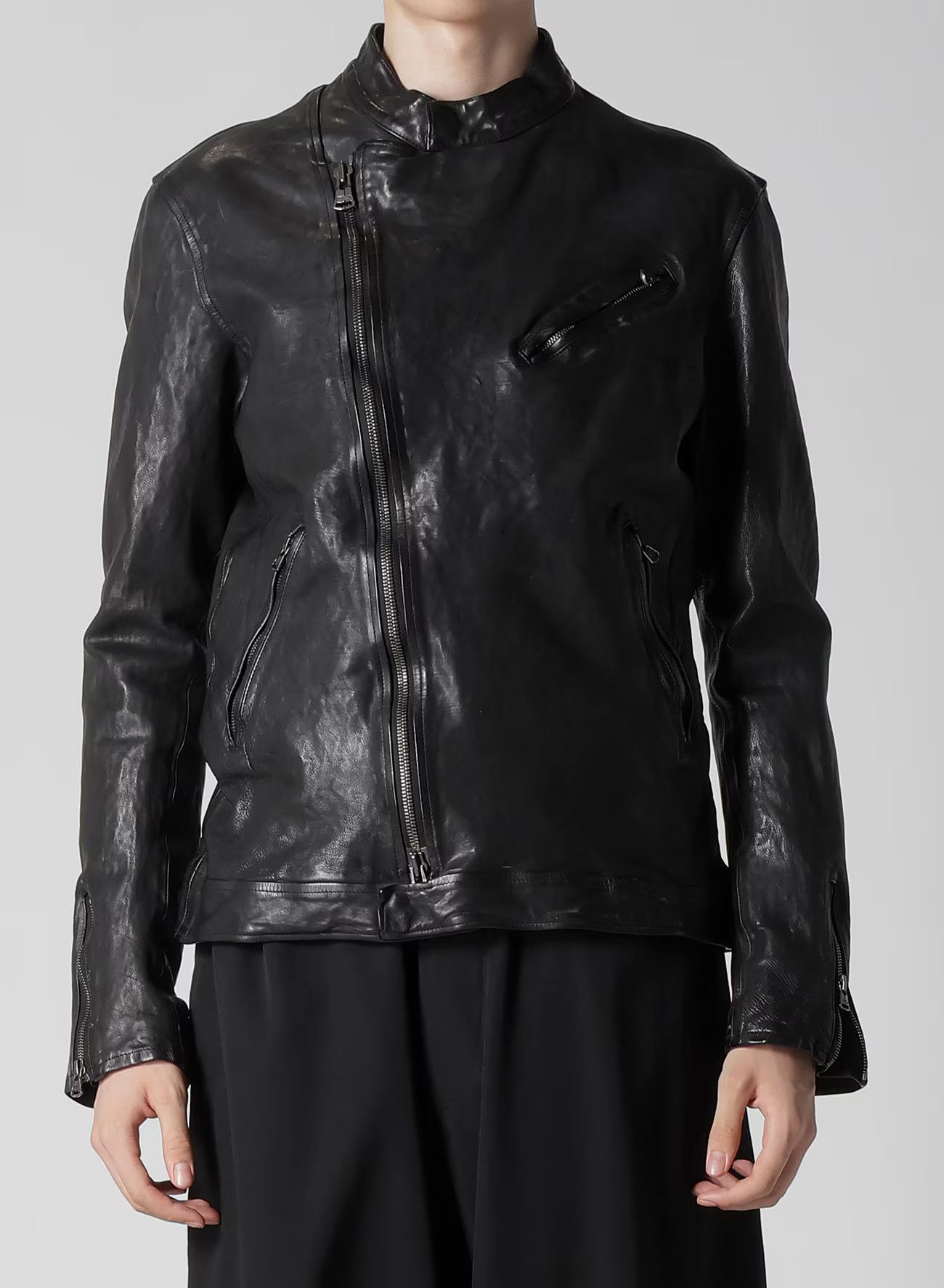 Yohji Yamamoto POUR HOMME BACKLASH 25ss riders jacket HP-Y97-703 Size US L / EU 52-54 / 3 - 1 Thumbnail