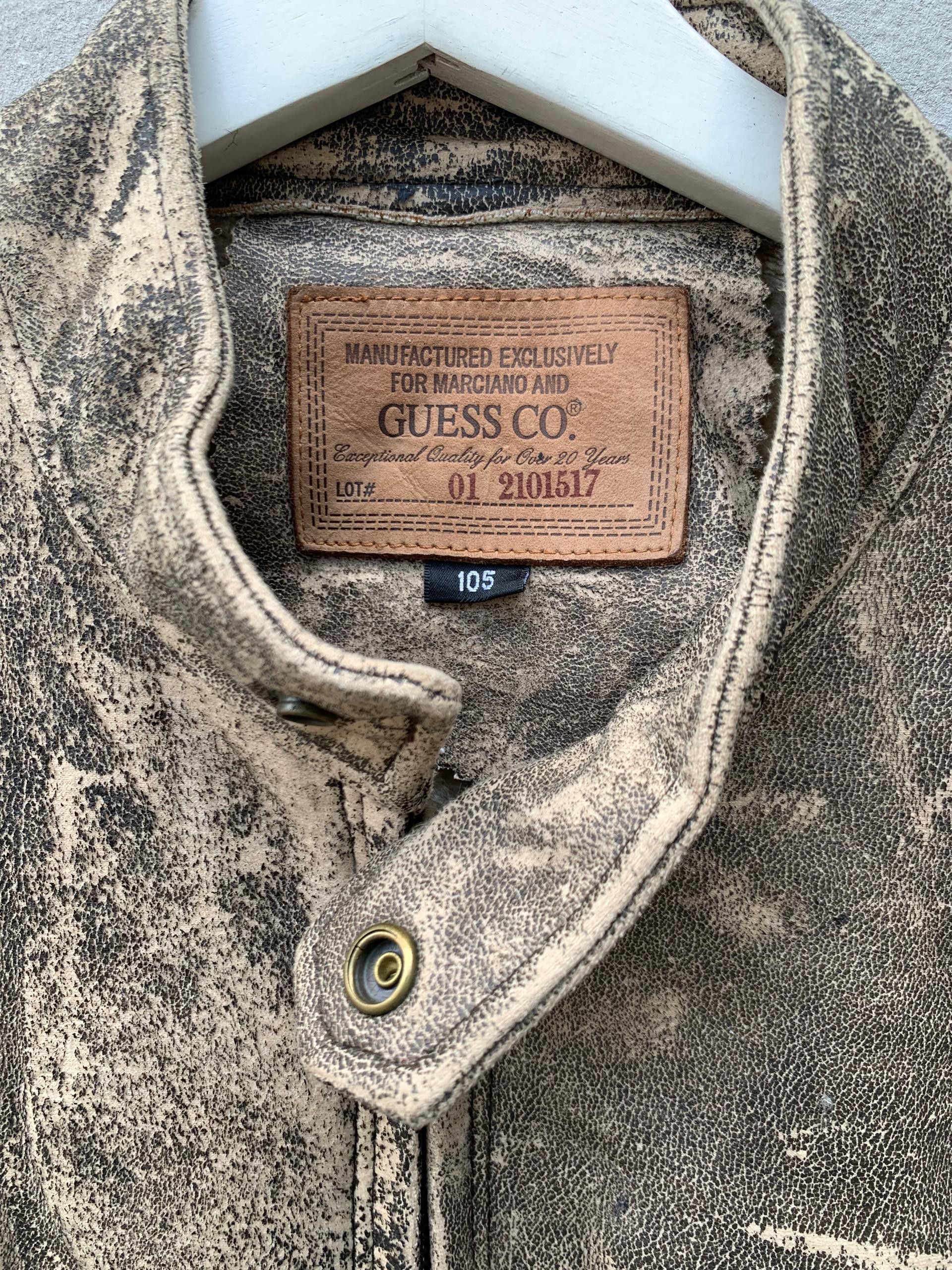 Guess Vintage Guess Co Genius Faux Leather Jacket Size US M / EU 48-50 / 2 - 7 Thumbnail
