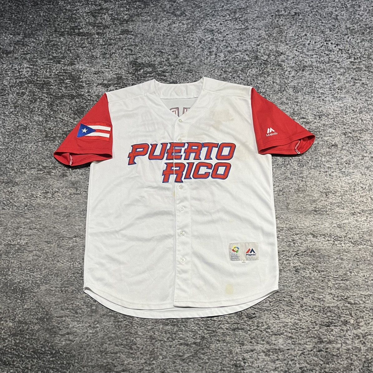 Majestic Puerto Rico Francisco Lindor World Baseball Classic Jersey Size US M / EU 48-50 / 2 - 1 Thumbnail