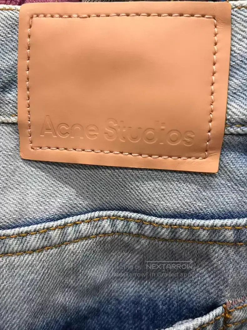 Acne Studios Acne Studios Washed Cleanfit Non-stretch Low Rise Loose Je Size US 29 - 3 Thumbnail