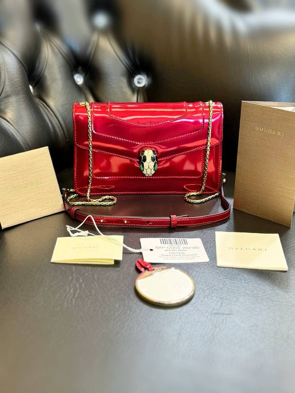 Bvlgari Bvlgari Serpenti Forever Square Crossbody Shoulder Bag Size ONE SIZE - 3 Thumbnail
