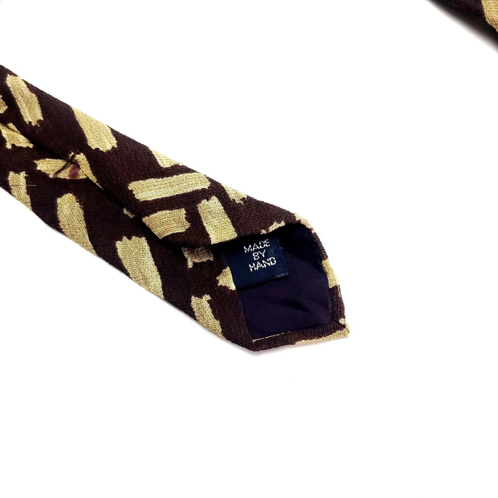 Polo Ralph Lauren Polo Ralph Lauren Neiman Marcus Textured Silk Tie Brown Shor Size ONE SIZE - 4 Thumbnail
