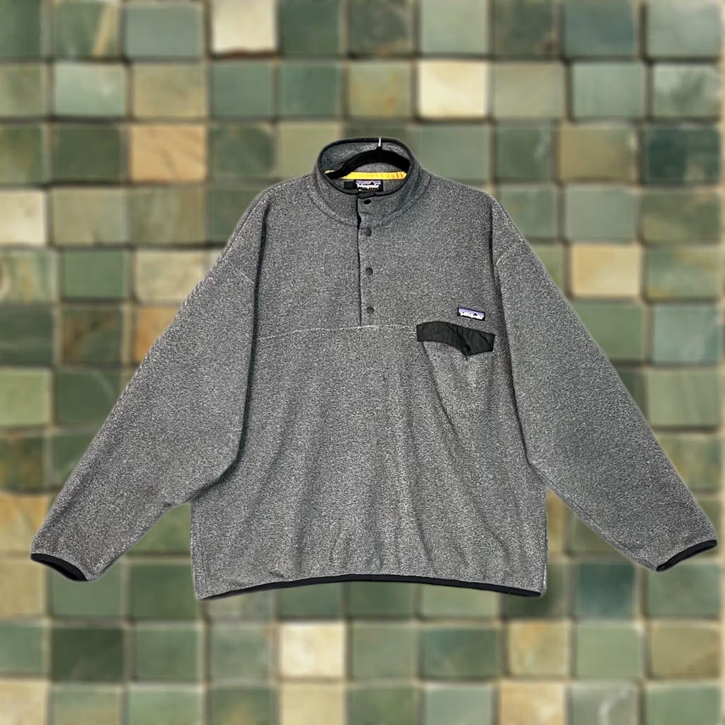 Made In Usa × Patagonia × Vintage 1998 patagonia synchilla snap t