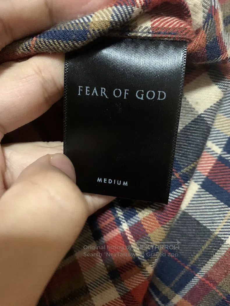 Fear of God Fear of God Season 4 long-sleeved red plaid shirt Size US M / EU 48-50 / 2 - 2 Thumbnail