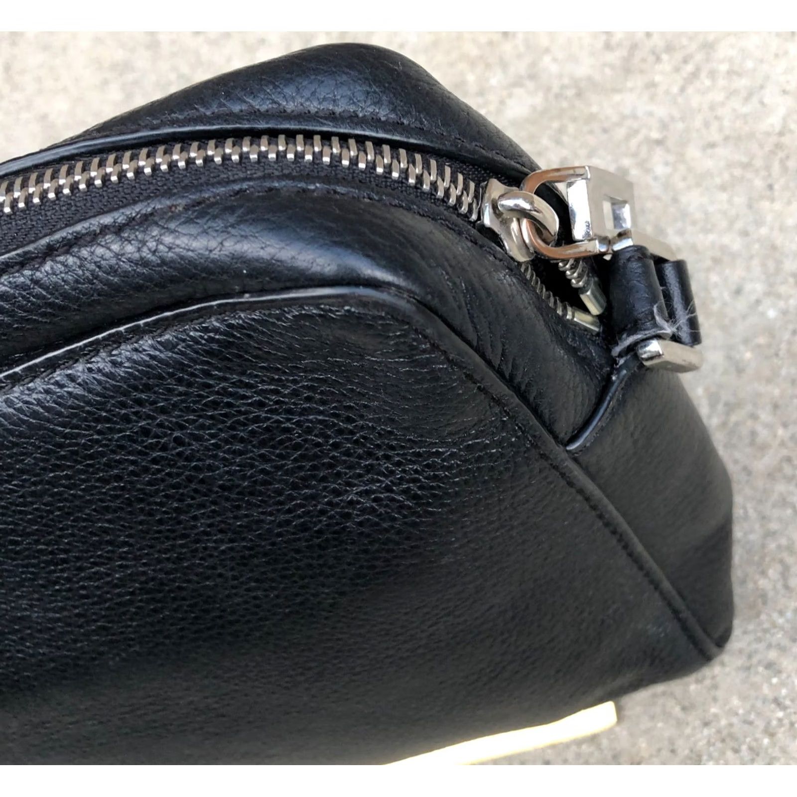 Michael Kors MICHAEL KORS Jet Set Crossbody Pebble Leather Purse Women's Black Zipper Small Bag | Jet Set Travel Size ONE SIZE - 5 Thumbnail