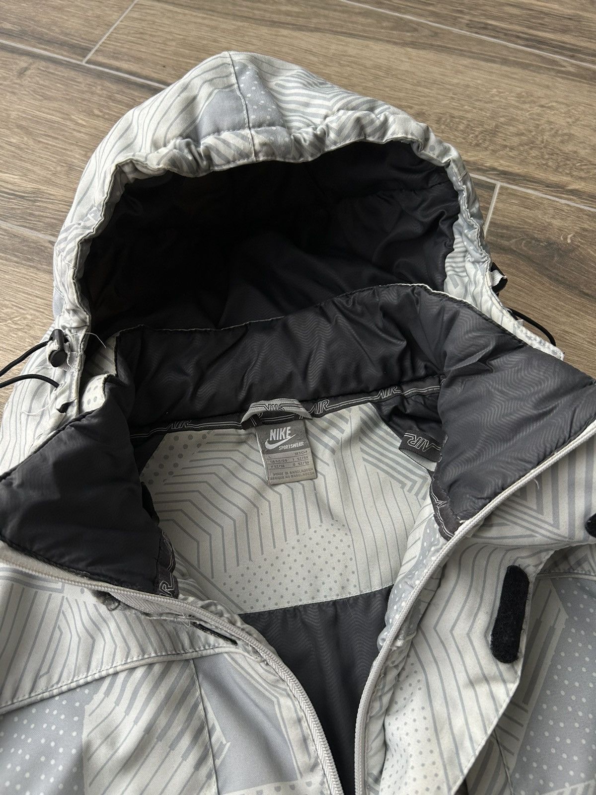 Nike × Vintage Vintage Nike Air Gorpcore puffer jacket mens technology Size US L / EU 52-54 / 3 - 4 Thumbnail