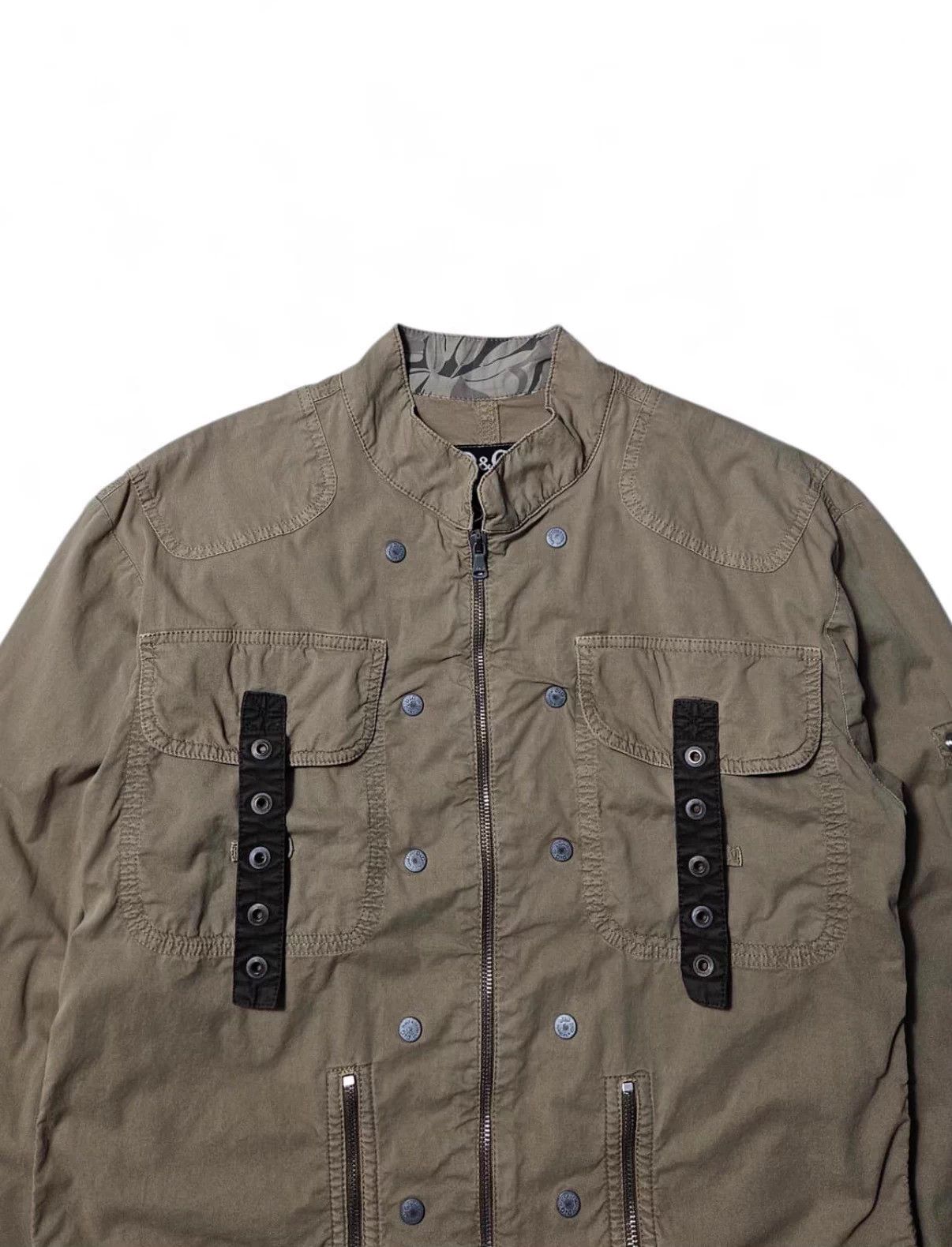 Dolce & Gabbana DG 03 3 zips heavily constructed button jacket Size US L / EU 52-54 / 3 - 2 Thumbnail