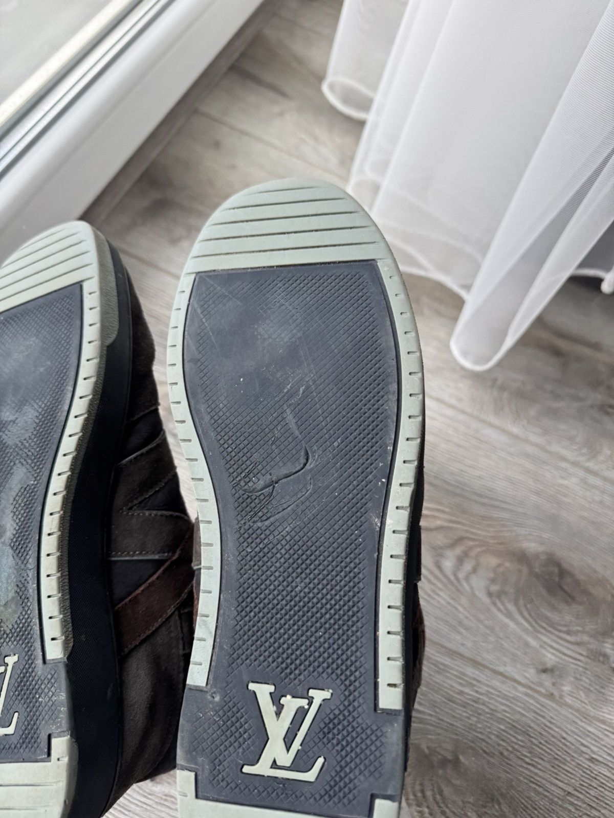 Louis Vuitton Louis Vuitton Tribe High Top Sneakers Size US 8.5 / EU 41-42 - 7 Thumbnail
