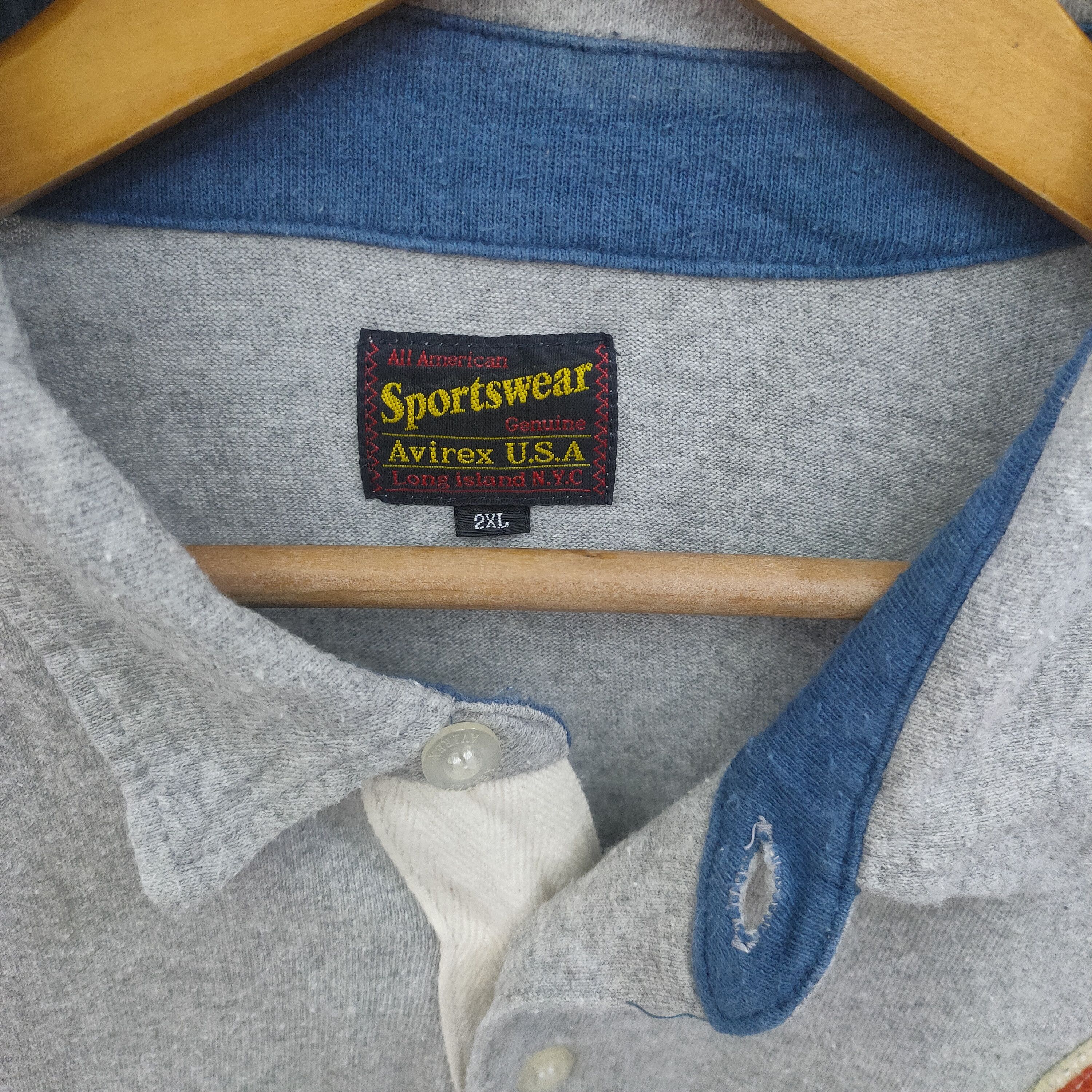 Avirex × Vintage Vintage Avirex USA Sportswear Polo Shirt Size US L / EU 52-54 / 3 - 9 Thumbnail