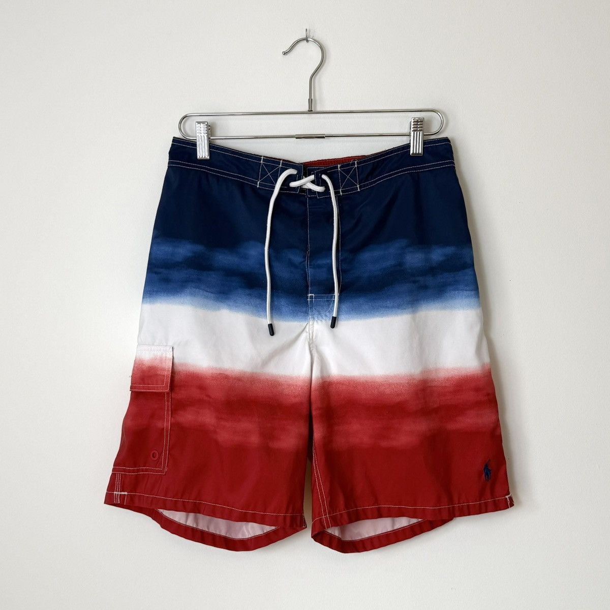 Polo Ralph Lauren Polo Ralph Lauren USA Ombre Dyed Cargo Swim Shorts Size US 32 / EU 48 - 1 Thumbnail