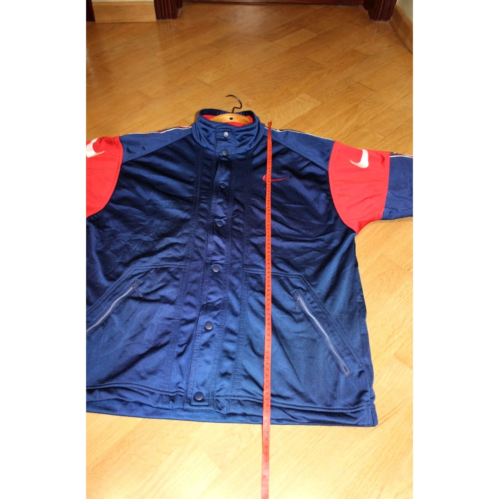 Nike VINTAGE Nike USA national team Training buttons gilet Shirt Mens S blue/red 1990s Size US S / EU 44-46 / 1 - 7 Thumbnail