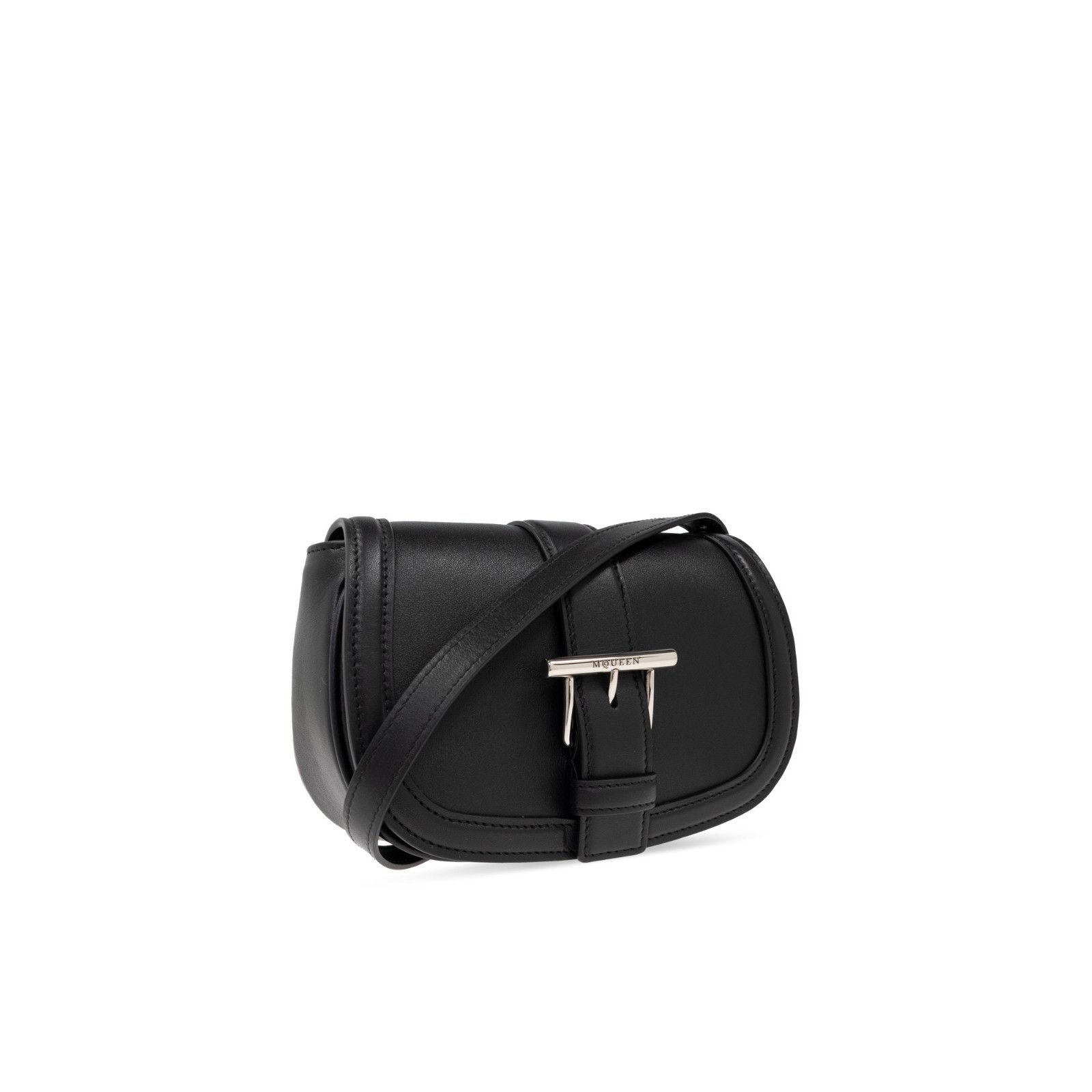 Alexander McQueen ALEXANDER MCQUEEN Mini T-Bar Satchel Black Leather Shoulder Size ONE SIZE - 3 Thumbnail