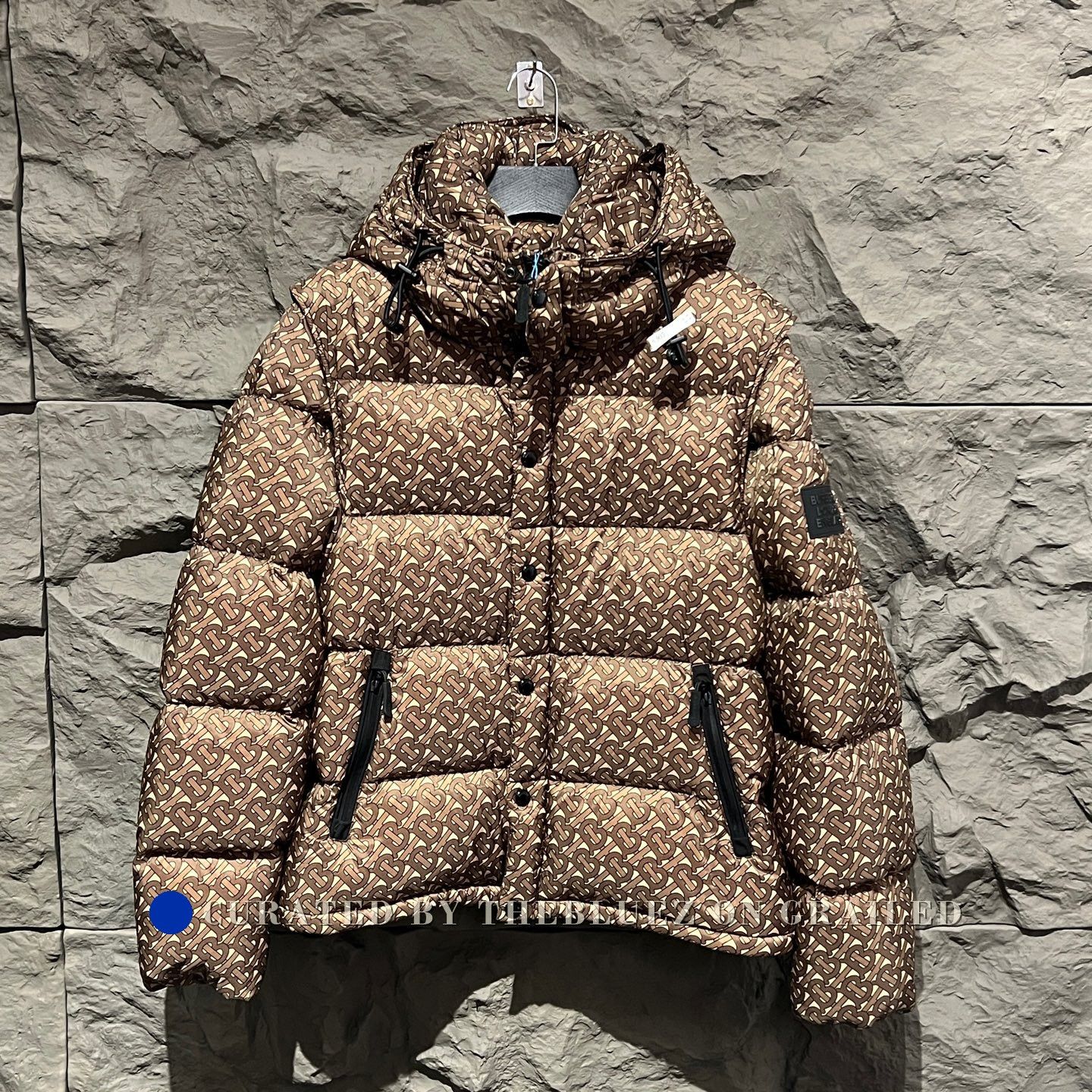 Black Label × Burberry BURBERRY 00s MADE IN JAPAN REAL FUR PUFFER
