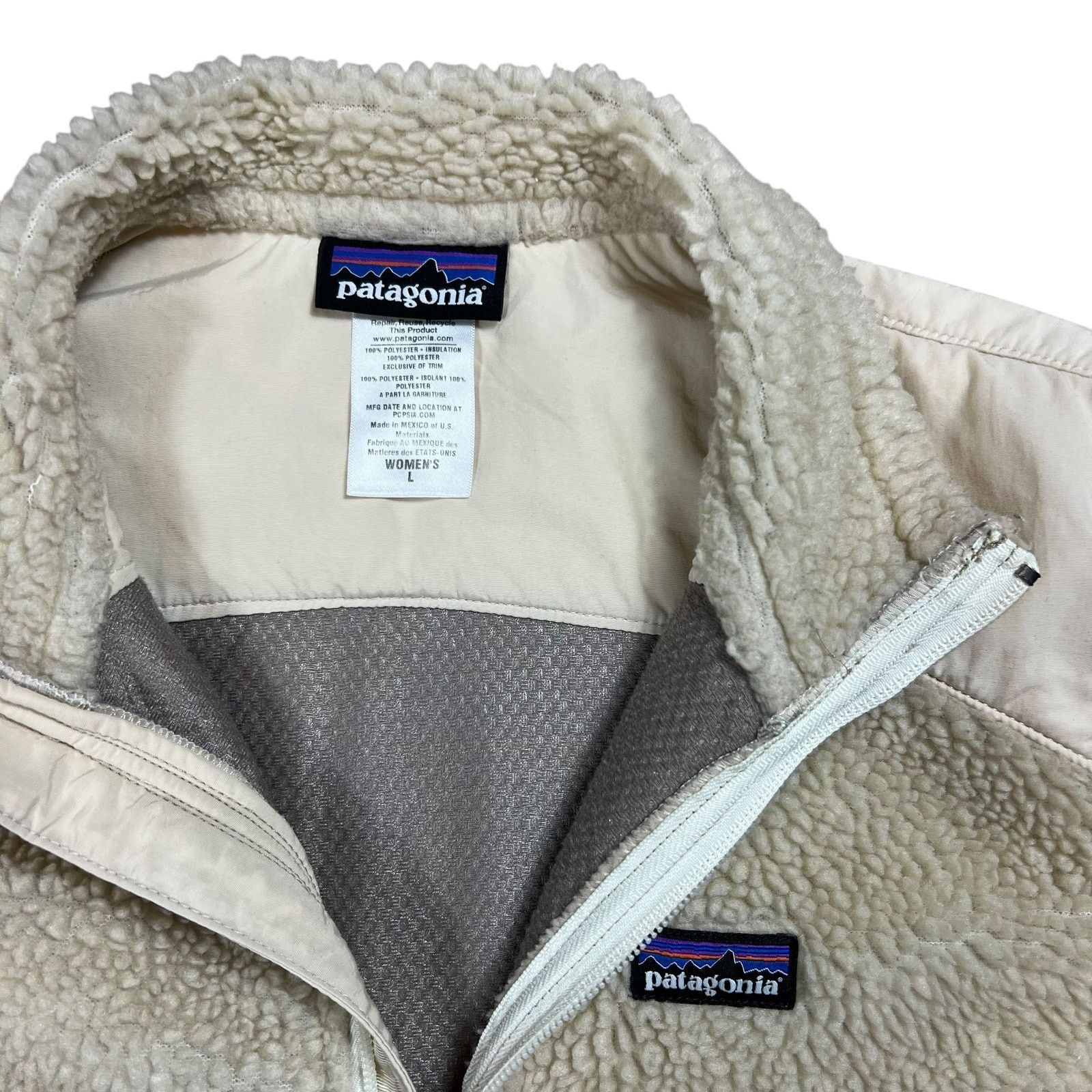Patagonia 2013 Patagonia Women’s Retro Deep Pile fleece jacket (L) Size M / US 6-8 / IT 42-44 - 5 Thumbnail