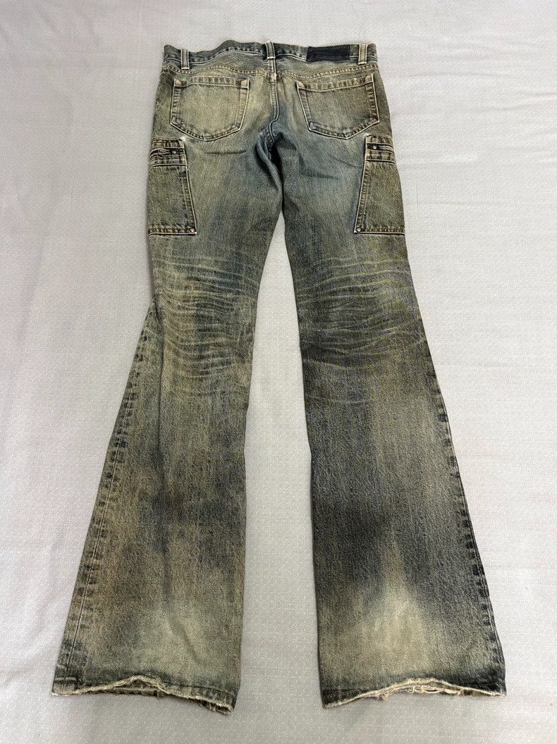 Yohji Yamamoto Vintage MudDyed Flared Denim Pants-2506 Size 30" / US 8 / IT 44 - 2 Thumbnail