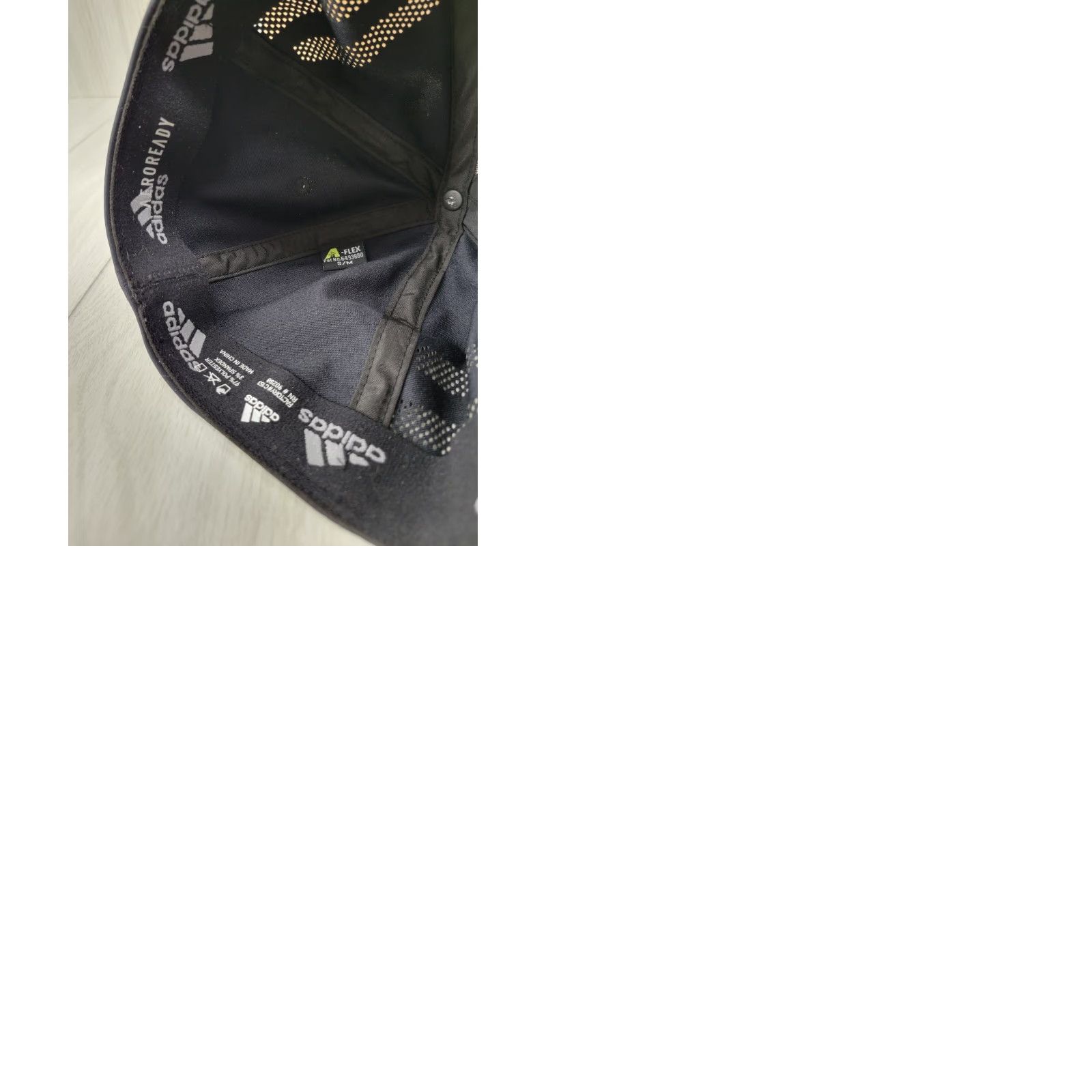 Adidas Adidas Men's Aeroready Black on Black Hat Size S/M Baseball Cap Men Black Logo Solid Casual Size ONE SIZE - 9 Thumbnail
