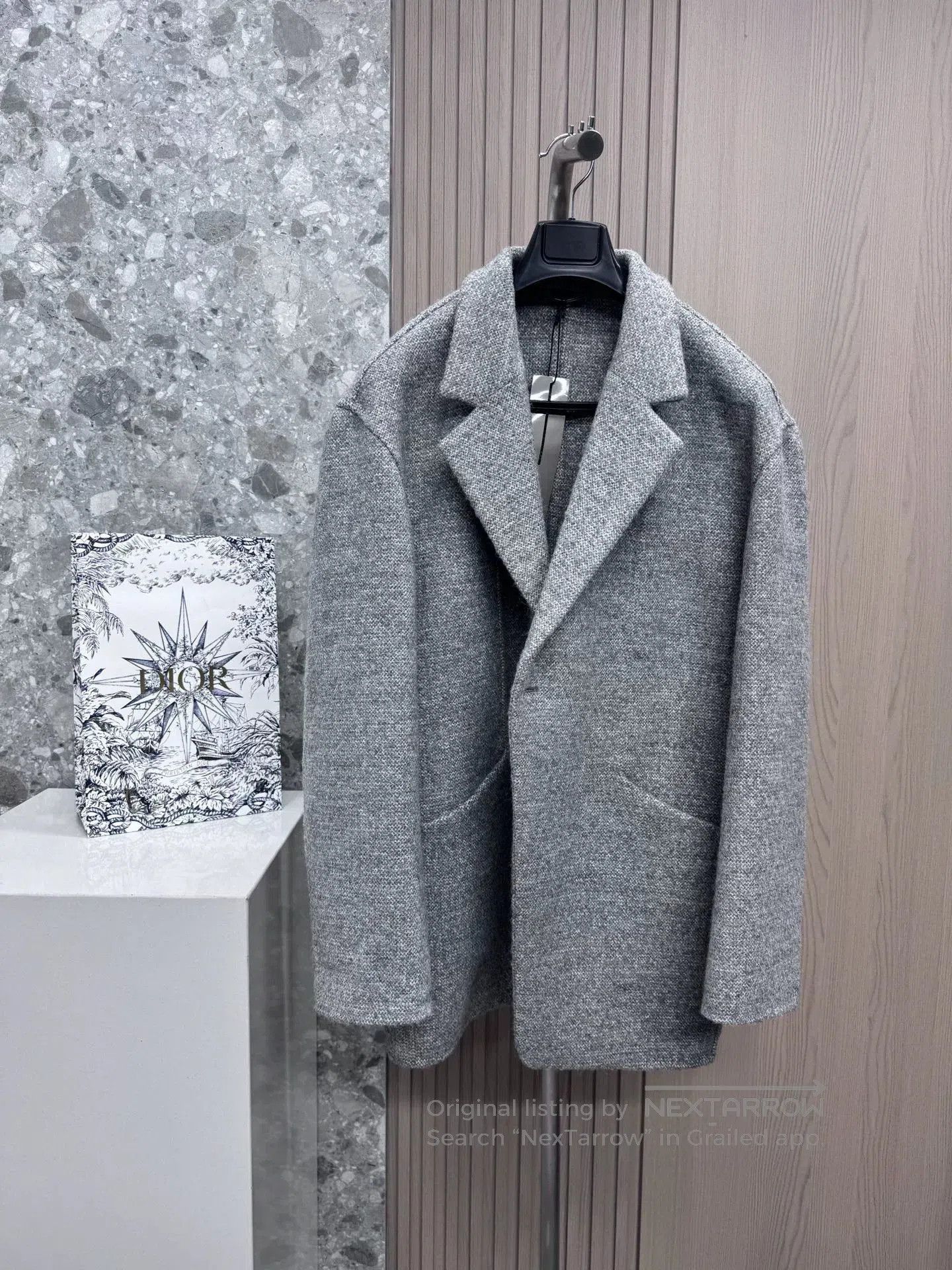 Dior Dior 2024 Autumn Winter Gray Wool Coat. Size US L / EU 52-54 / 3 - 1 Thumbnail