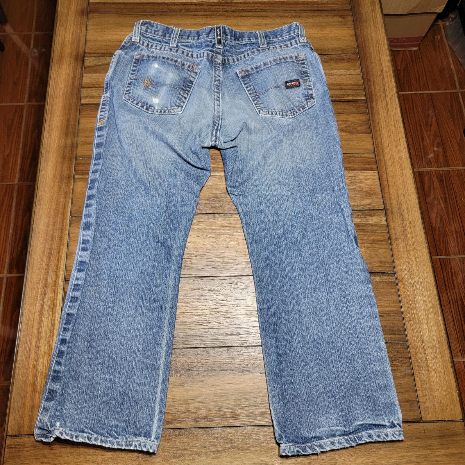 Ariat Ariat M5 Slim Straight Work Pant Denim Jeans - Size 34/28 Size US 34 / EU 50 - 3 Thumbnail