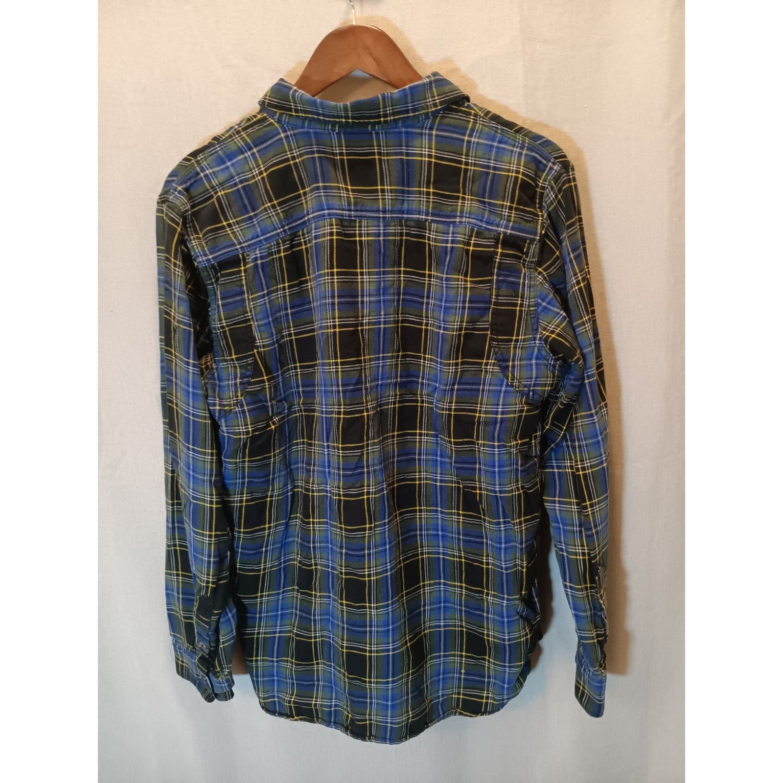 Vans Vans Medium Blue Green Plaid Long Sleeve Shirt Size US M / EU 48-50 / 2 - 2 Thumbnail