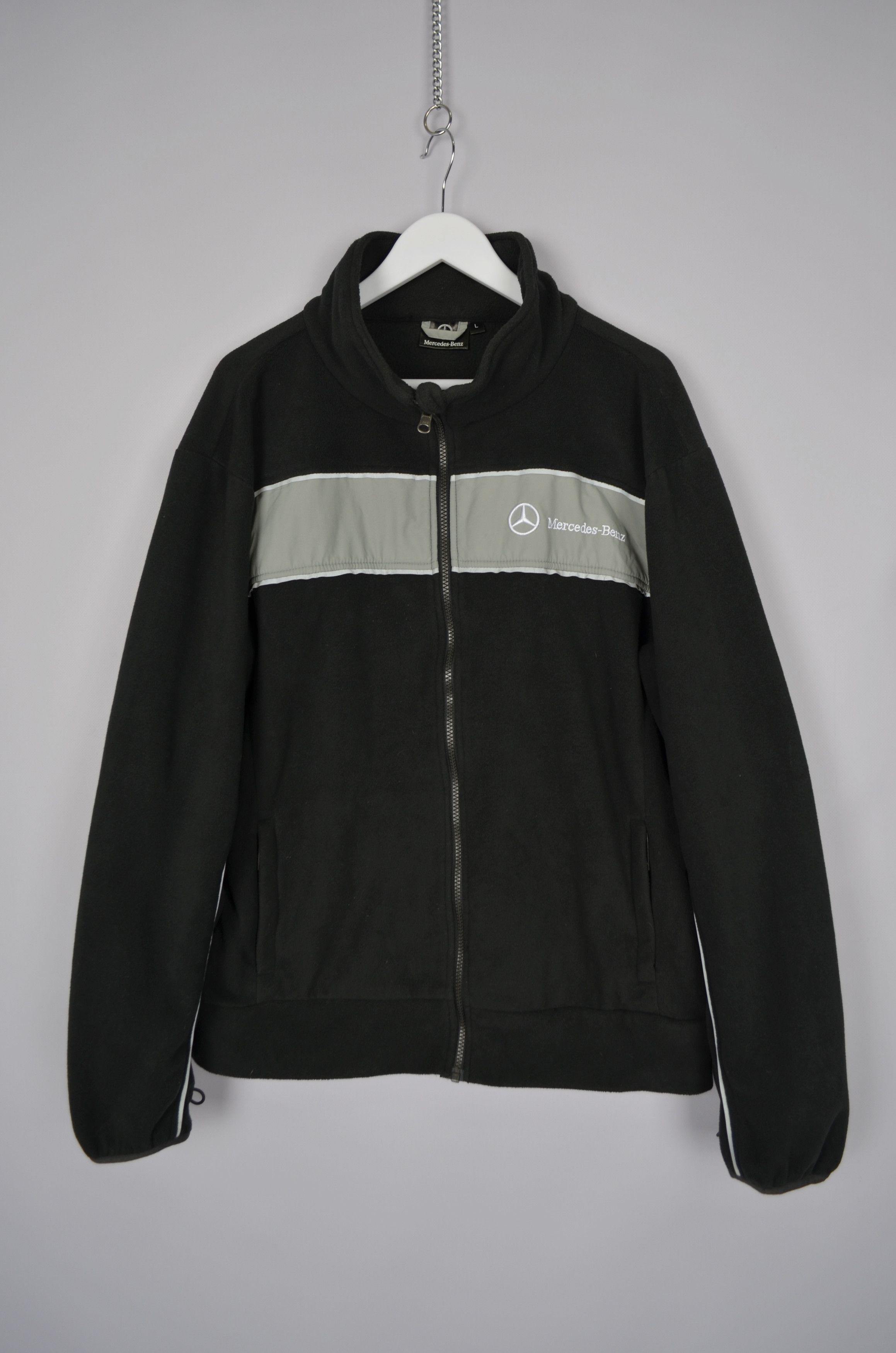 Mercedes-Benz Mercedes Benz Official Fleece Black Full Zip Jacket Logo Size US L / EU 52-54 / 3 - 1 Thumbnail