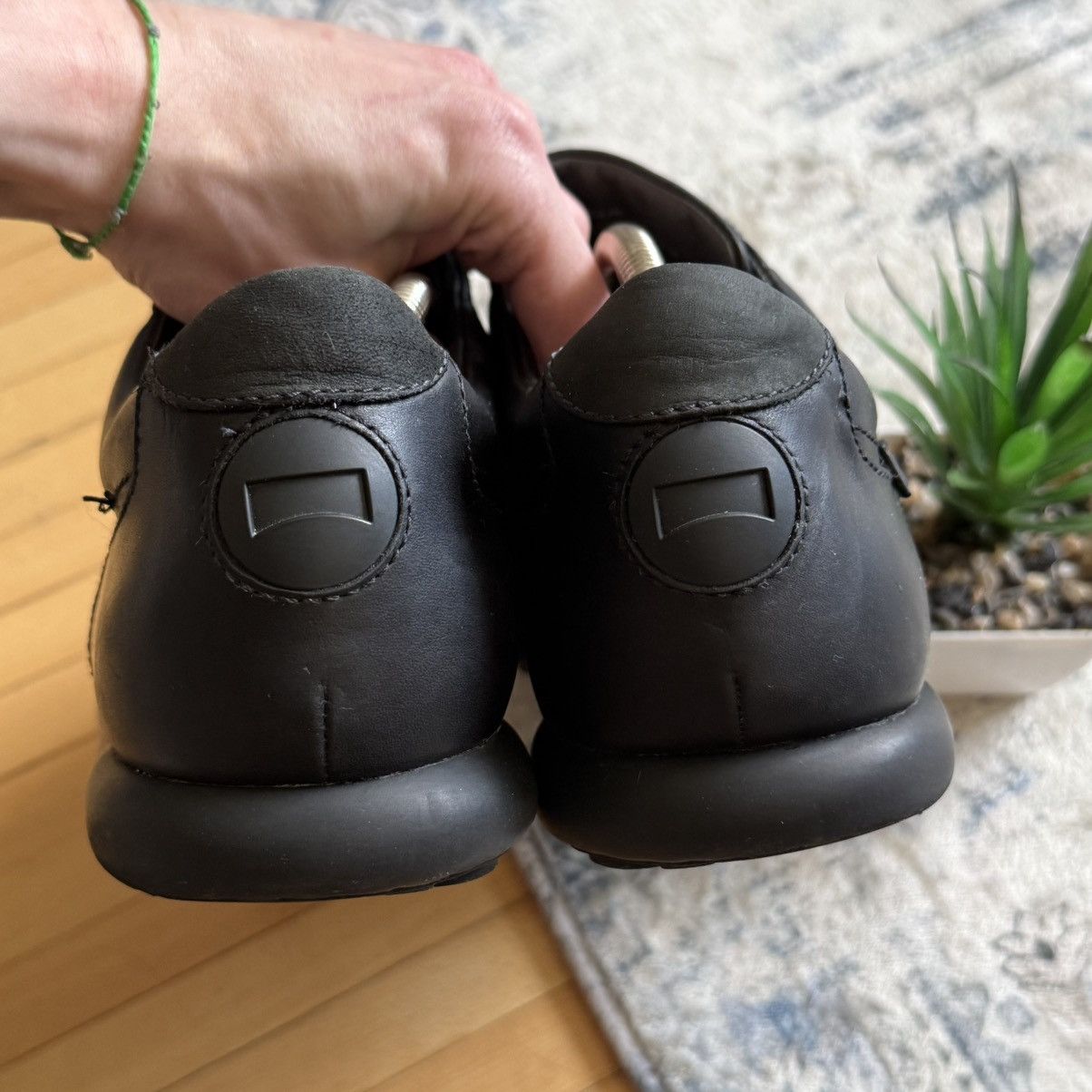 Camper 📌 Vintage Camper Pelotas Y2K Black Leather Boots Size US 11 / EU 44 - 6 Thumbnail