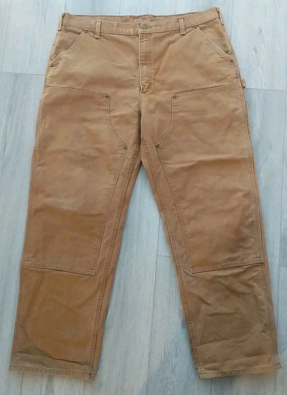 Carhartt Double Knee Carpenter Pants B136-BRN Duck Canvas