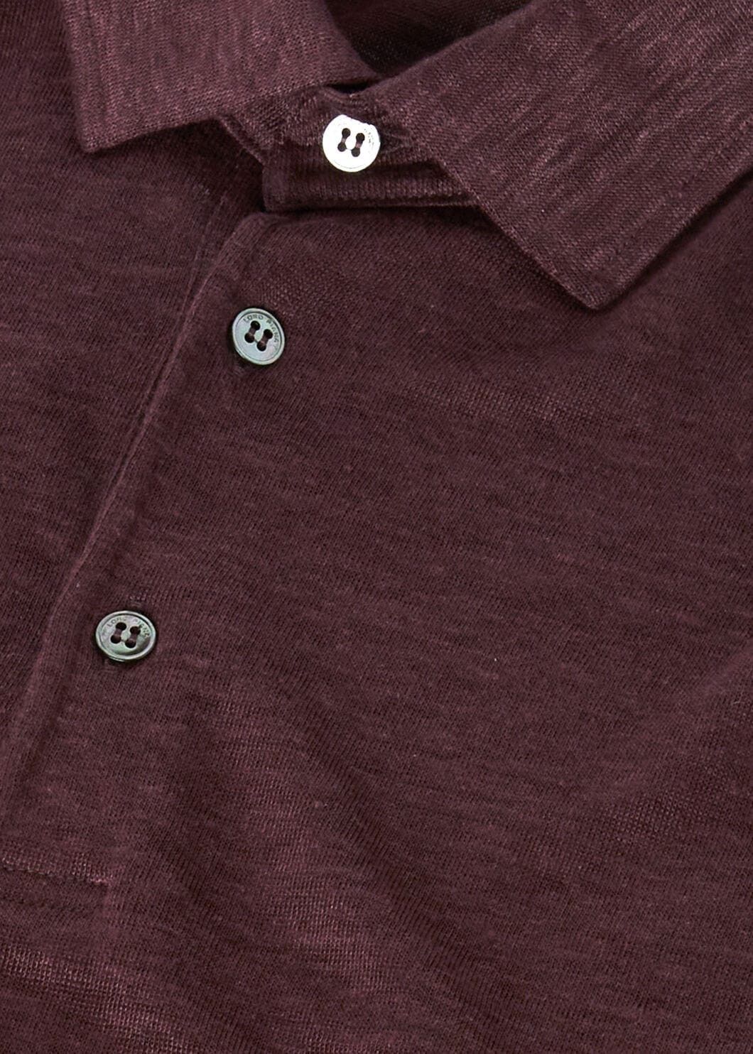 Loro Piana o1w1db10125 FAI1314 Polo Shirt in Burgundy Size US S / EU 44-46 / 1 - 8 Thumbnail