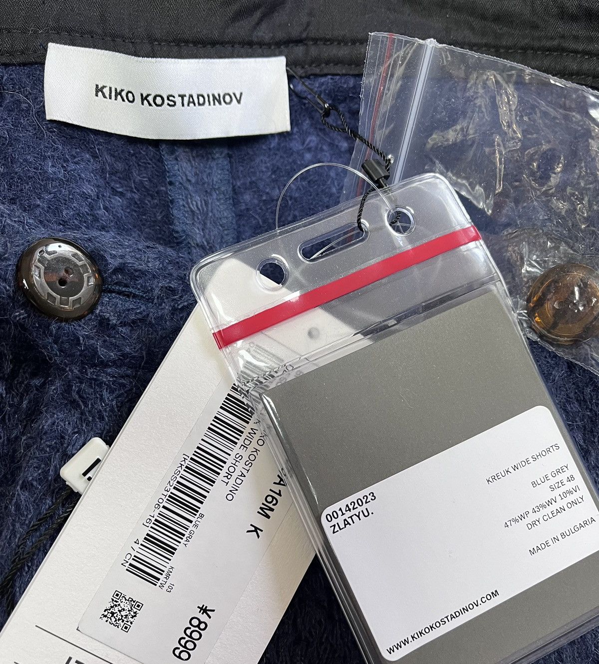 Kiko Kostadinov kiko kostadinov kreuk wide shorts Size US 32 / EU 48 - 3 Thumbnail