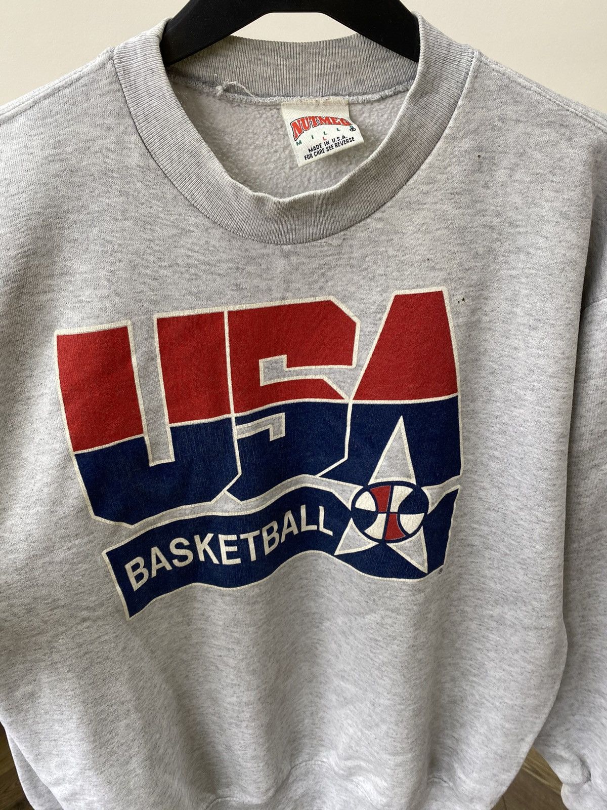 Other Vintage USA Basketball 90s sweatshirt Size US L / EU 52-54 / 3 - 7 Thumbnail