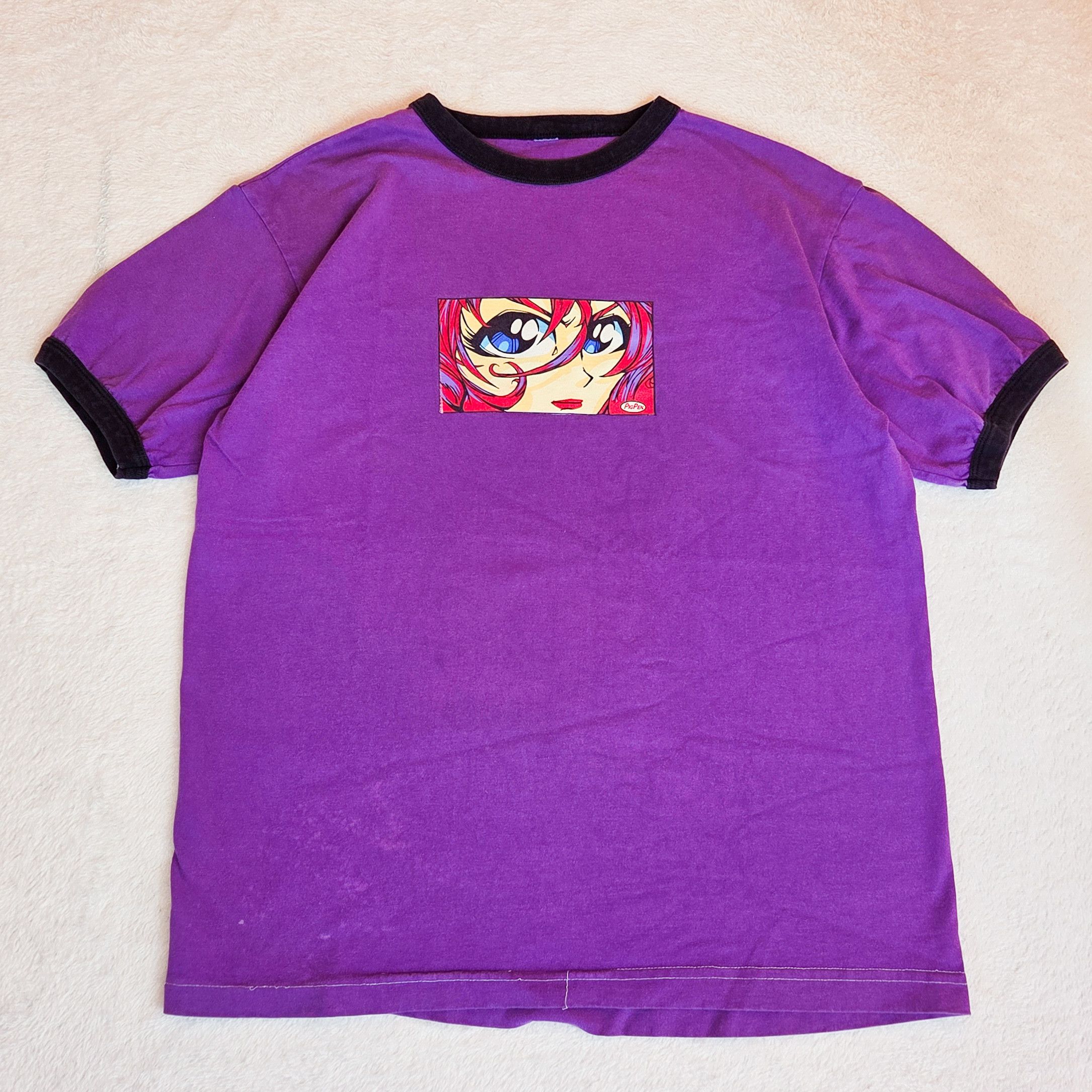 Vintage Hook Ups Pig Pen Anime Girl Tshirt Size US L / EU 52-54 / 3 - 1 Thumbnail