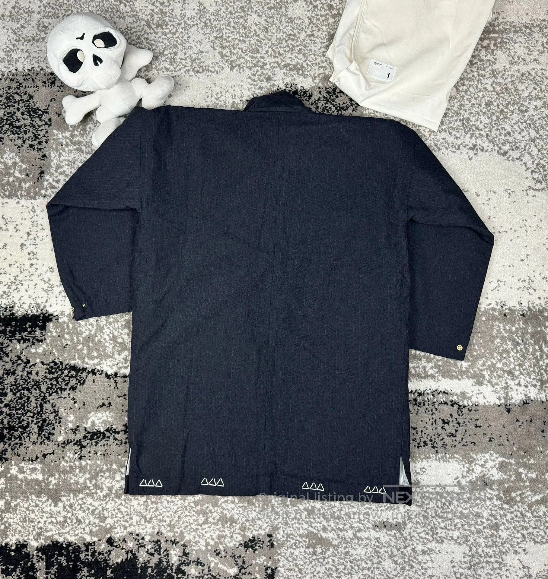 Visvim Black Open-Front Light Jacket Size S. Size US S / EU 44-46 / 1 - 4 Thumbnail