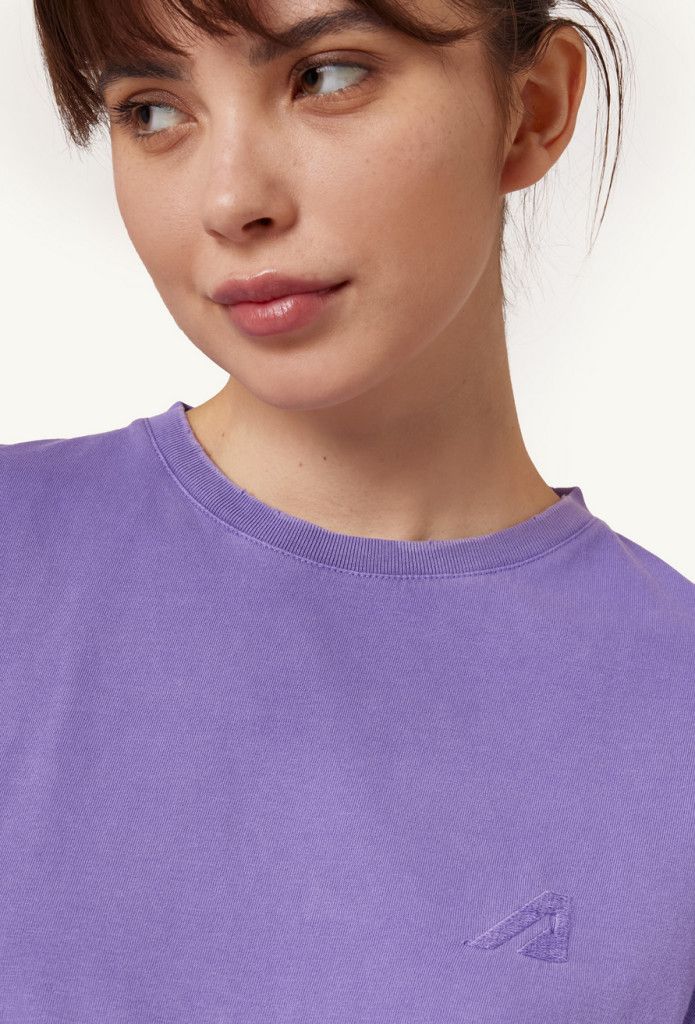 AUTRY o1y0725 Crewneck T-Shirt in Mauve Size XS / US 0-2 / IT 36-38 - 2 Thumbnail