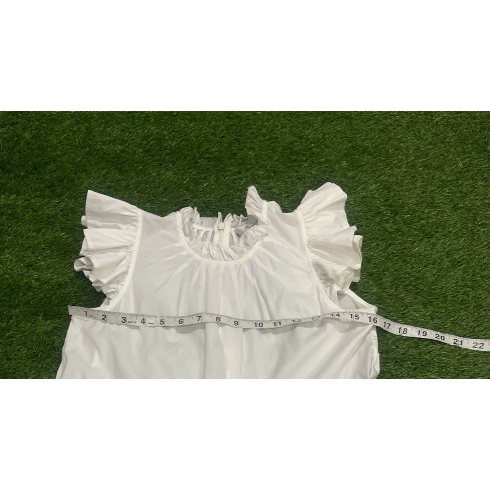 Sea New York Sea New York Olithia Cowl Neck Ruffle Tiered Dress White 2 Size XS / US 0-2 / IT 36-38 - 4 Thumbnail